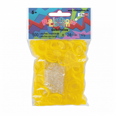 Rainbow Loom detské gumičky 20587 žlté 1