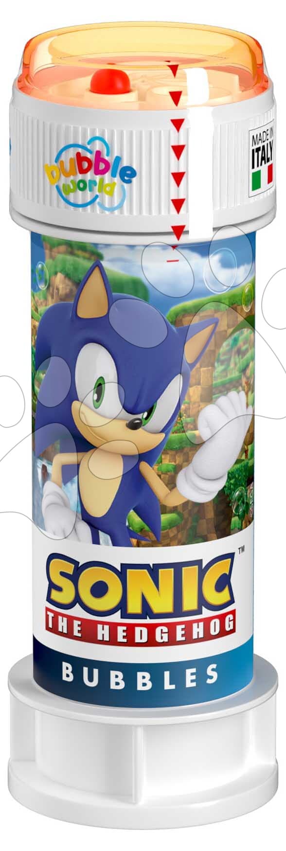 Bublifuk Sonic The Hedgehog Bubble World Dulcop hypoalergénny bez niklu a parabénov