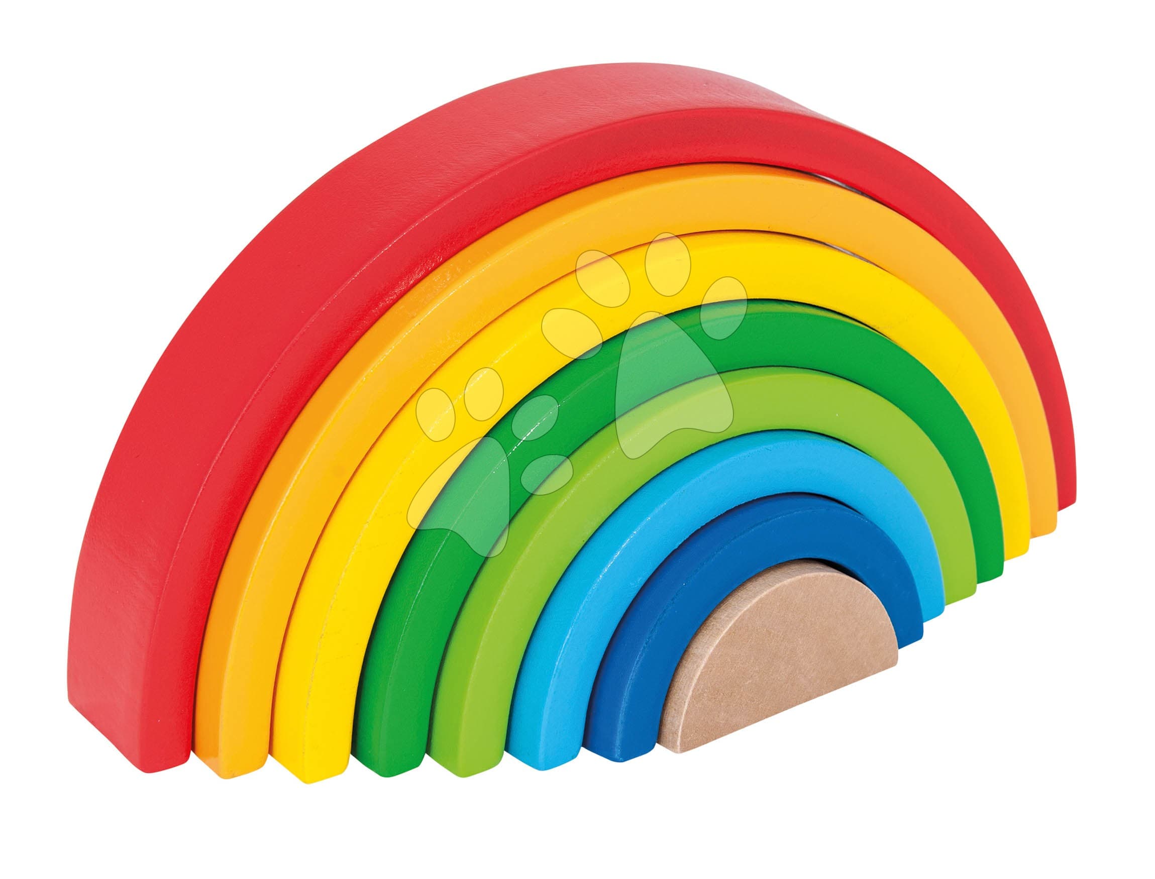 Drevená skladačka Dúha Rainbow Eichhorn 8 dielov od 12 mes 1
