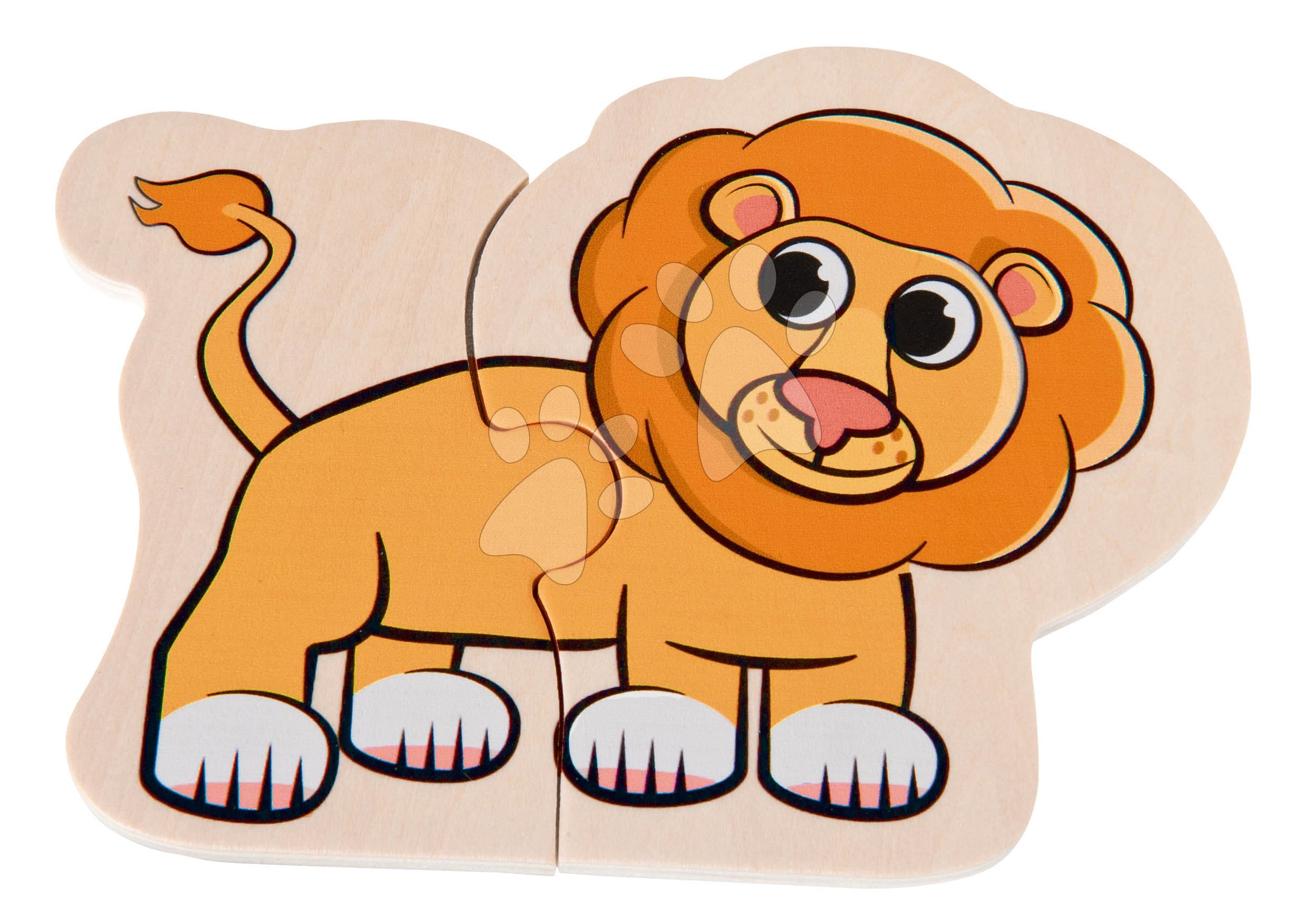 Drevené puzzle zvieratká Animal Puzzle Eichhorn 8 druhov 16 dielov od 12 mes 1