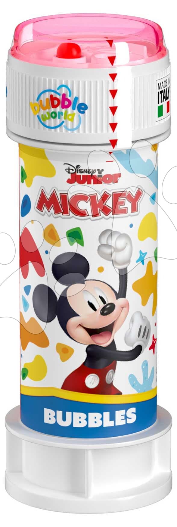 Bublifuk Mickey Disney Junior Bubble World Dulcop hypoalergénny bez niklu a parabénov