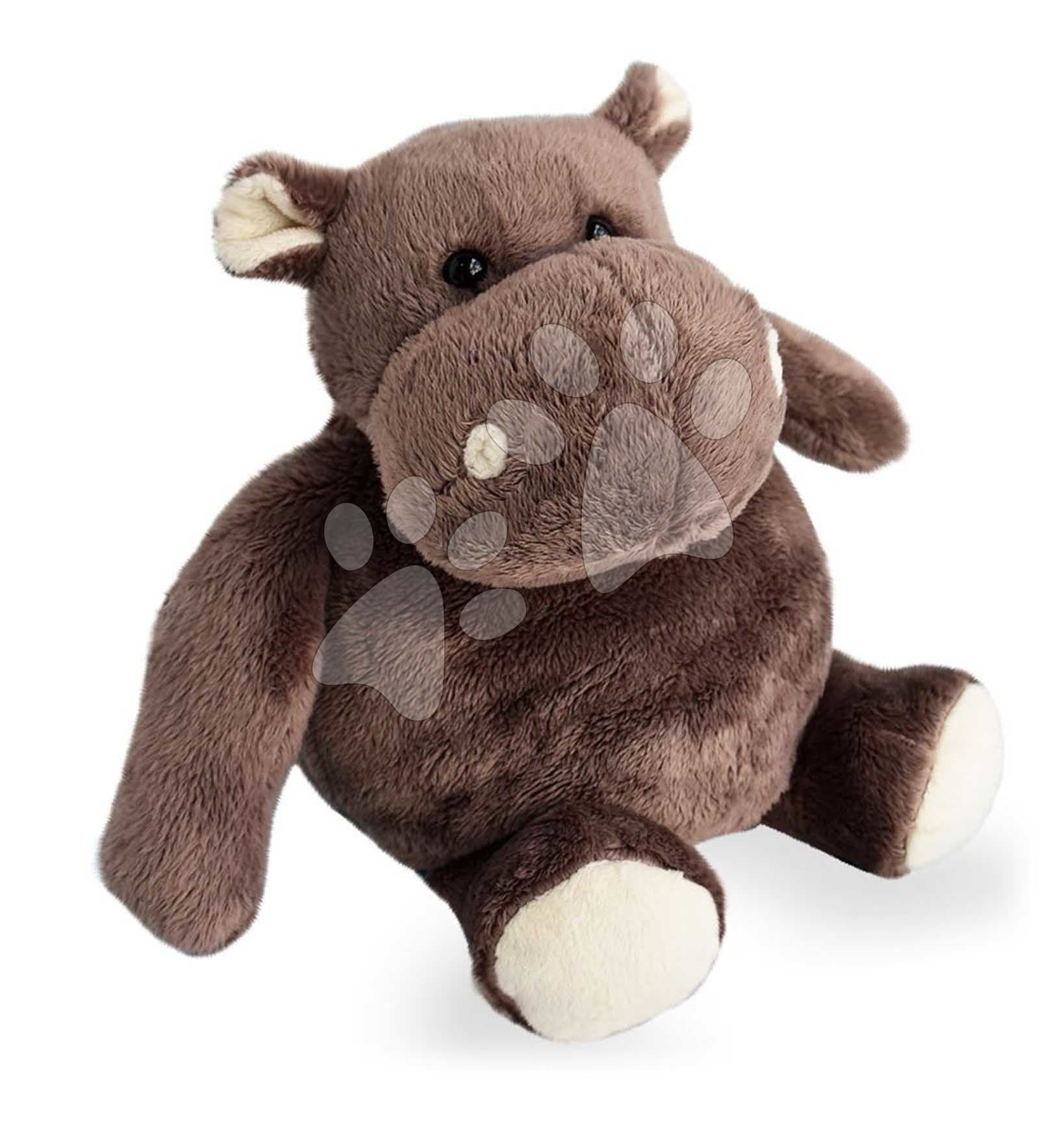 Plyšový hrošík Hippo Histoire d’ Ours v darčekovom balení hnedý 23 cm od 0 mes