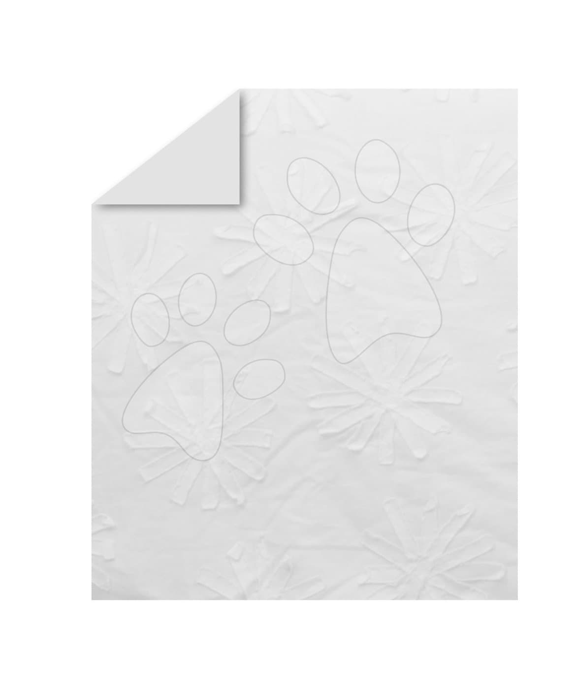 Detský paplón Pure White Flowers toTs smarTrike 100 % bavlna 110406 biely 1