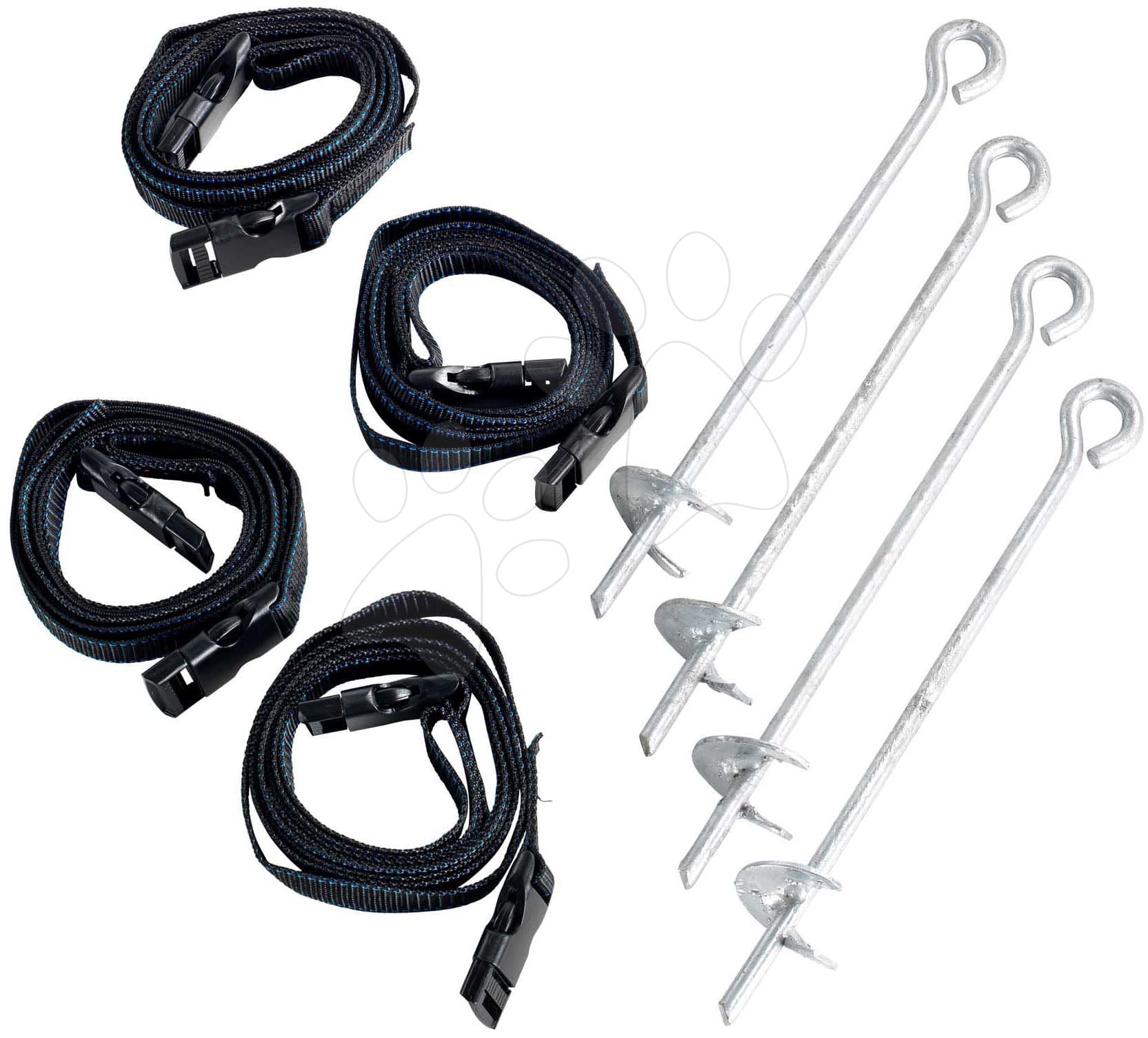 Kotviaca sada pre trampolíny Trampoline Anchor Set Exit Toys oceľová 4 kusy 1
