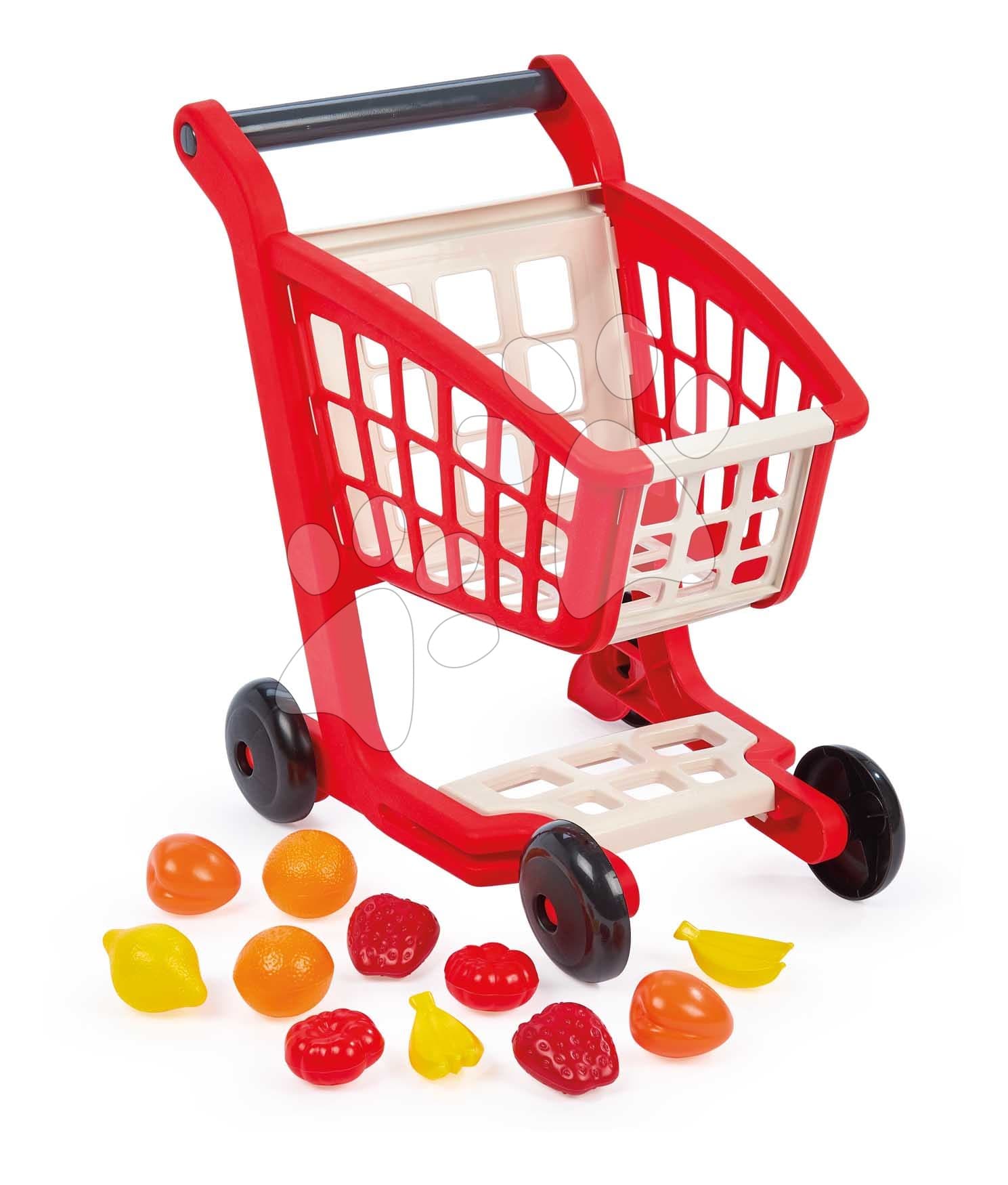 Écoiffier detský nákupný vozík Bubble Cook 1225 ružovo-oranžový