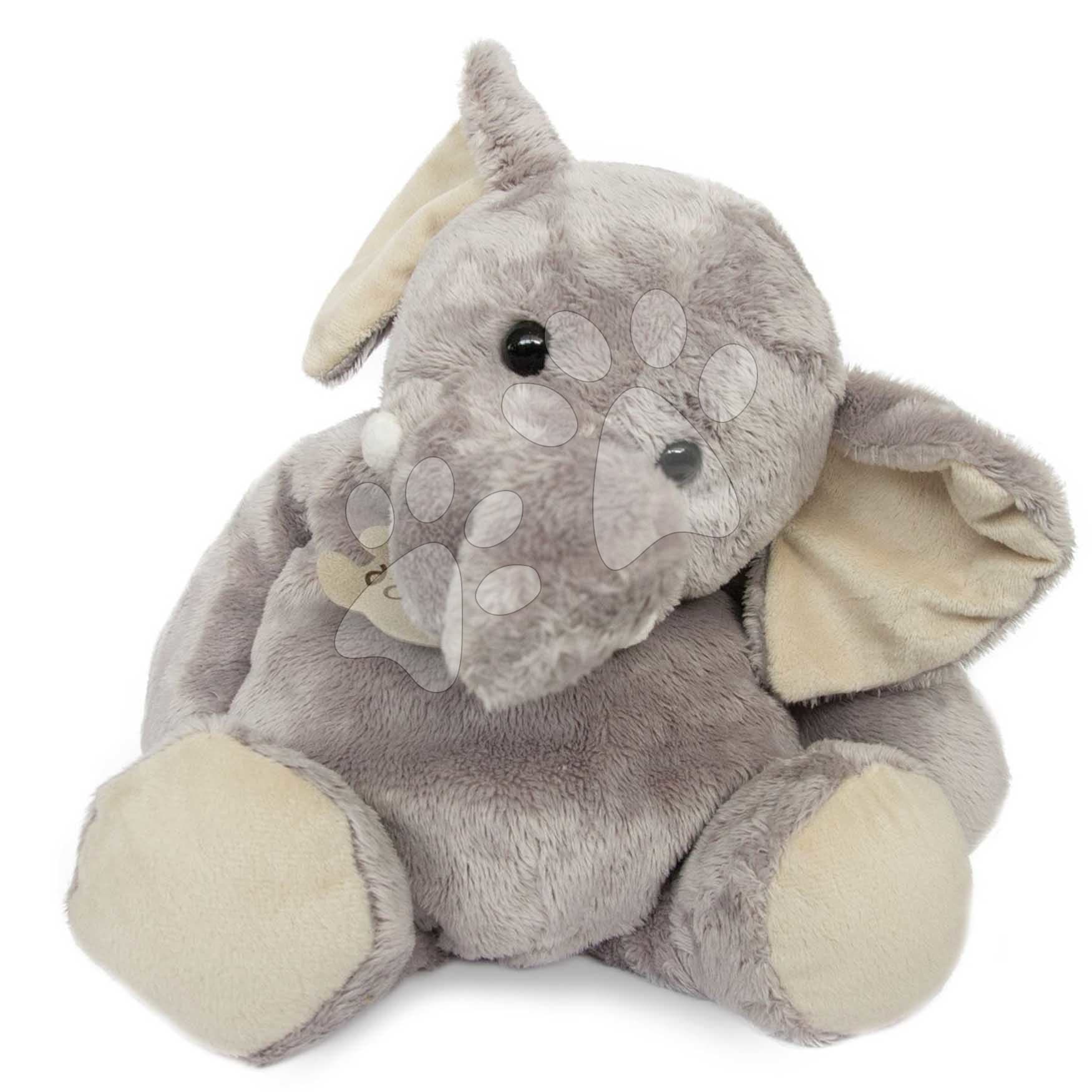 Plyšový sloník Elephant Histoire d’ Ours v darčekovom balení sivý 38 cm od 0 mes 1