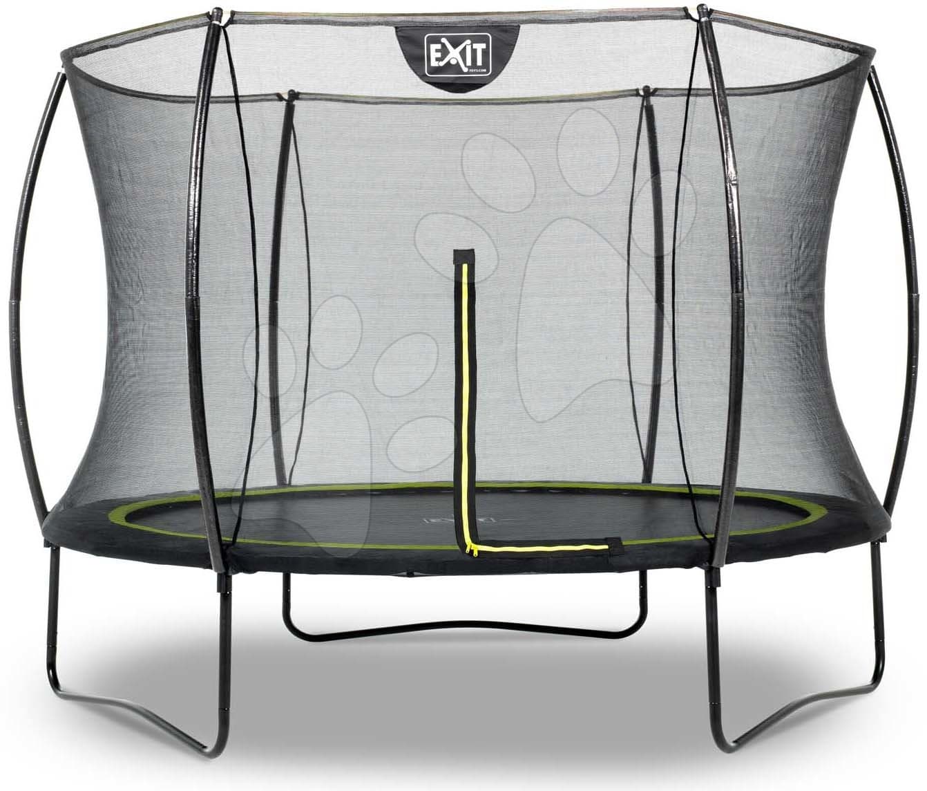 Trampolína s ochrannou sieťou Silhouette trampoline Exit Toys okrúhla priemer 244 cm čierna