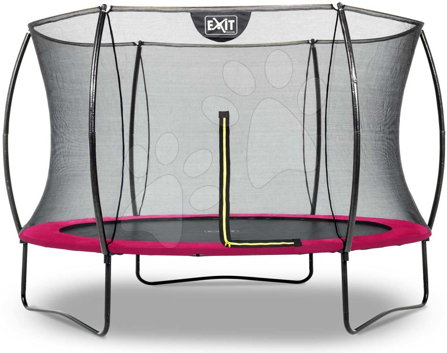 Trampolína s ochrannou sieťou Silhouette trampoline Pink Exit Toys okrúhla priemer 305 cm ružová 1