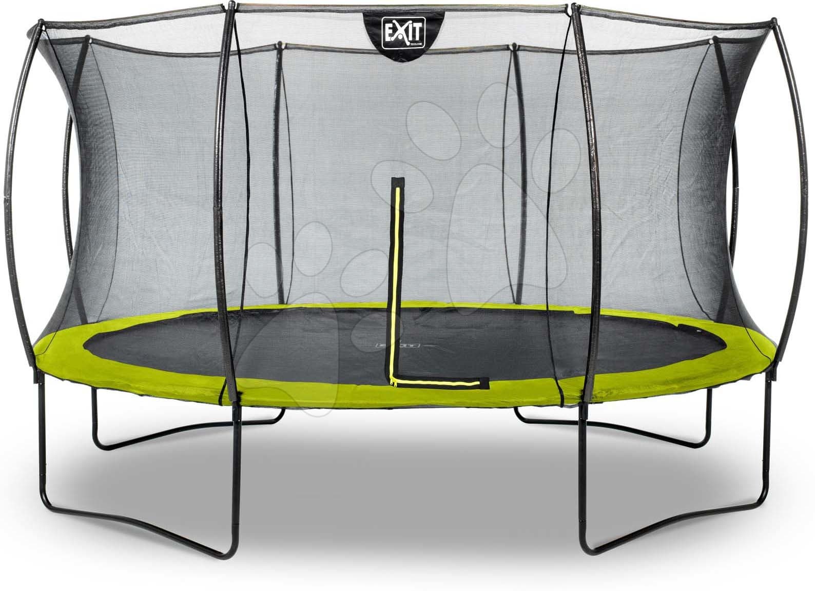 Trampolína s ochrannou sieťou Silhouette trampoline Exit Toys okrúhla priemer 366 cm zelená 1