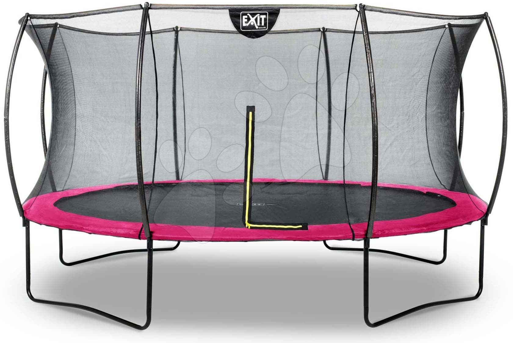 Trampolína s ochrannou sieťou Silhouette trampoline Pink Exit Toys okrúhla priemer 427 cm ružová 1