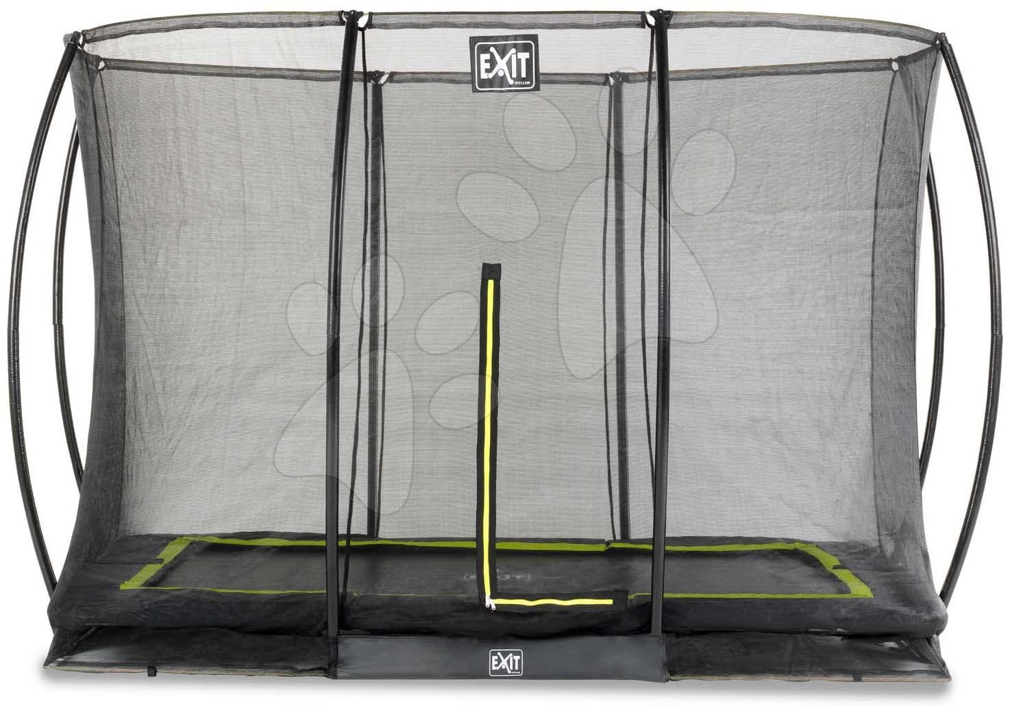 Trampolína s ochrannou sieťou Silhouette Ground Exit Toys prízemná 214*305 cm čierna 1