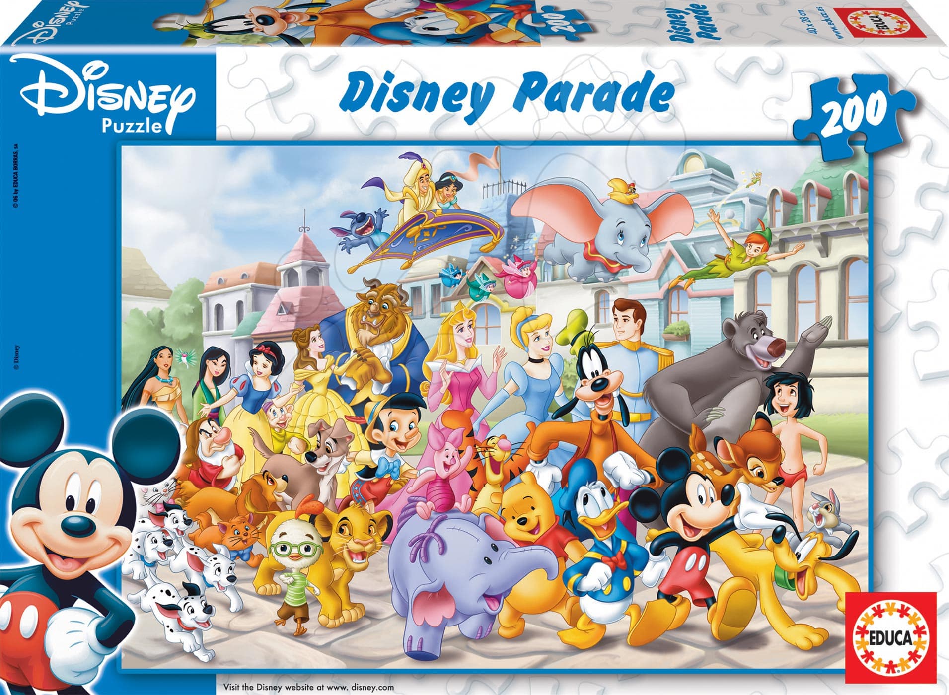 Detské puzzle Disney Sprievod Educa 200 dielov 13289 farebné 1