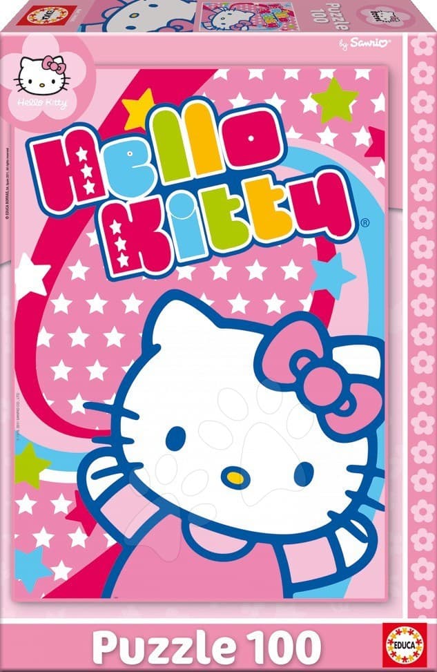 Detské puzzle Hello Kitty Educa 100 dielov 14965 farebné