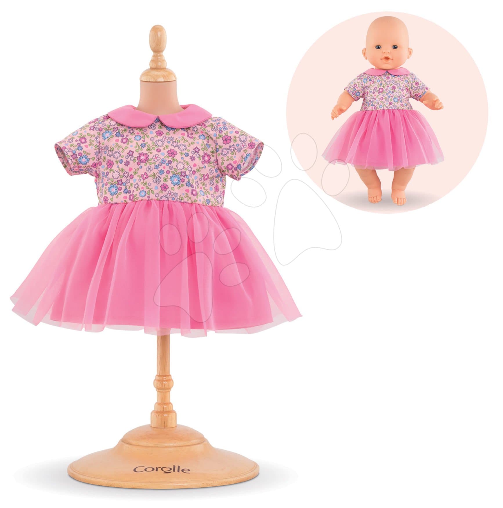 Oblečenie Dress Pink Sweet Dreams Mon Grand Poupon Corolle pre 36 cm bábiku od 24 mes 1
