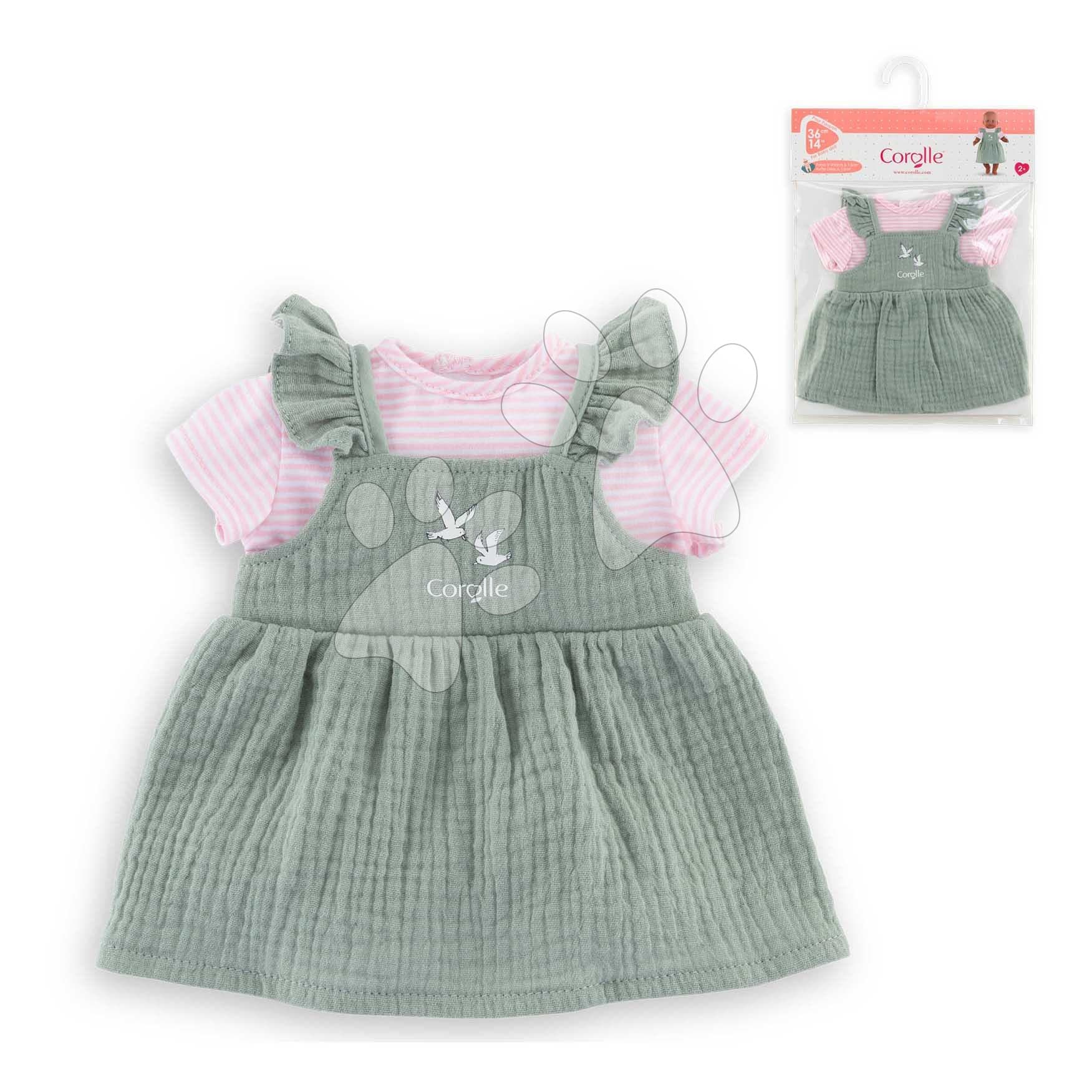 Oblečenie Ruffle Dress & T-Shirt Loire Riverside Mon Grand Poupon Corolle pre 36 cm bábiku od 24 mes 1