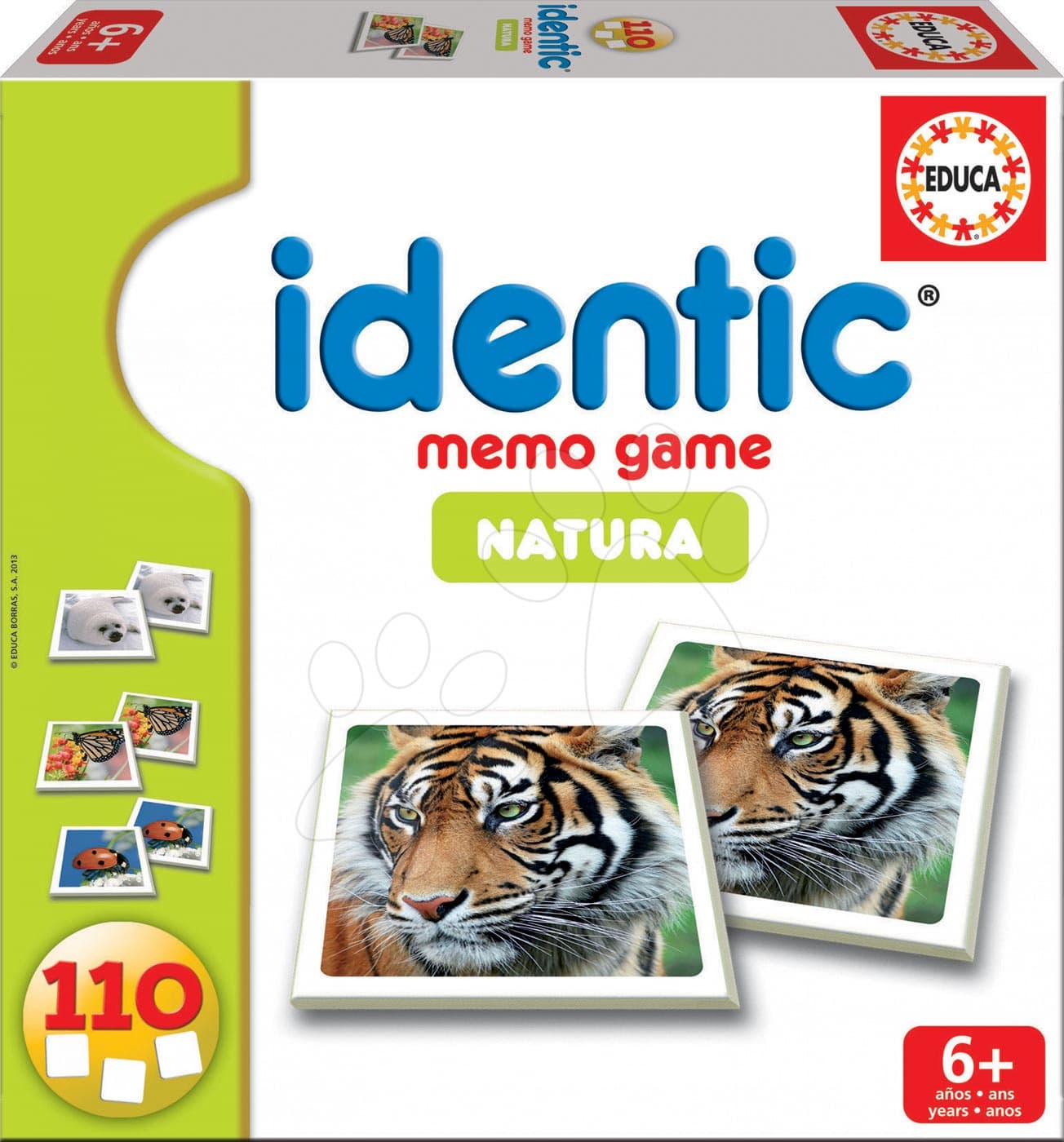 Educa detské pexeso Natura zvieratá 110 ks 14783