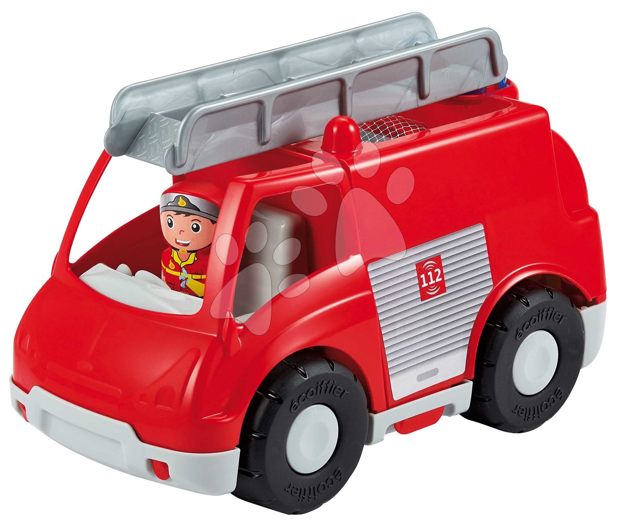 Écoiffier hasičské auto Abrick 1485 červené 1