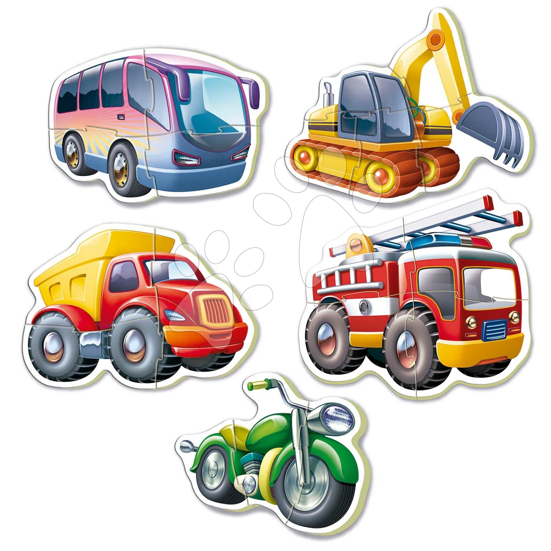 Educa baby detské puzzle Dopravné prostriedky 14866