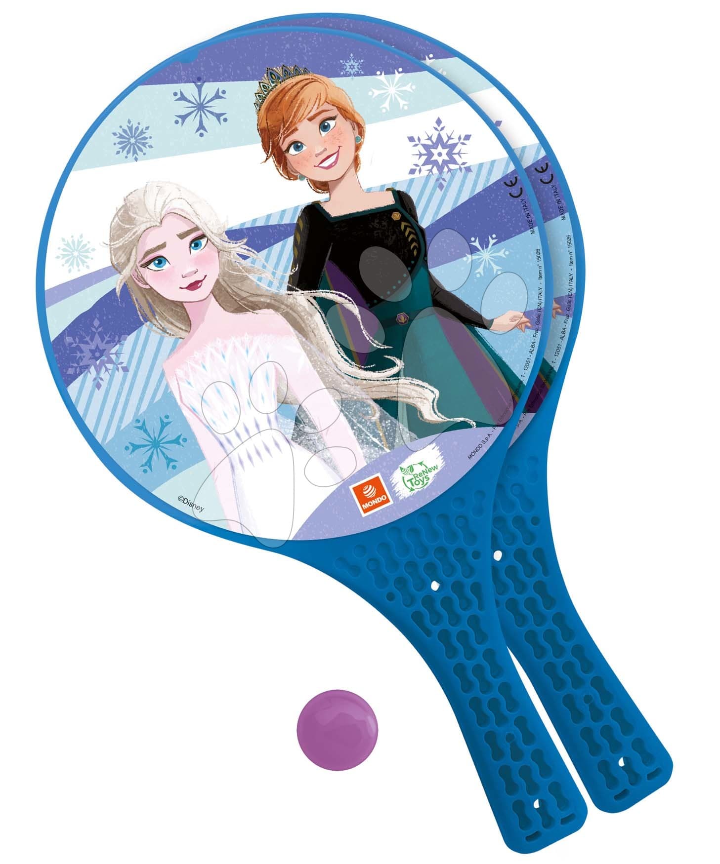 Mondo tenisové rakety s loptičkou Frozen 15026 modré 1