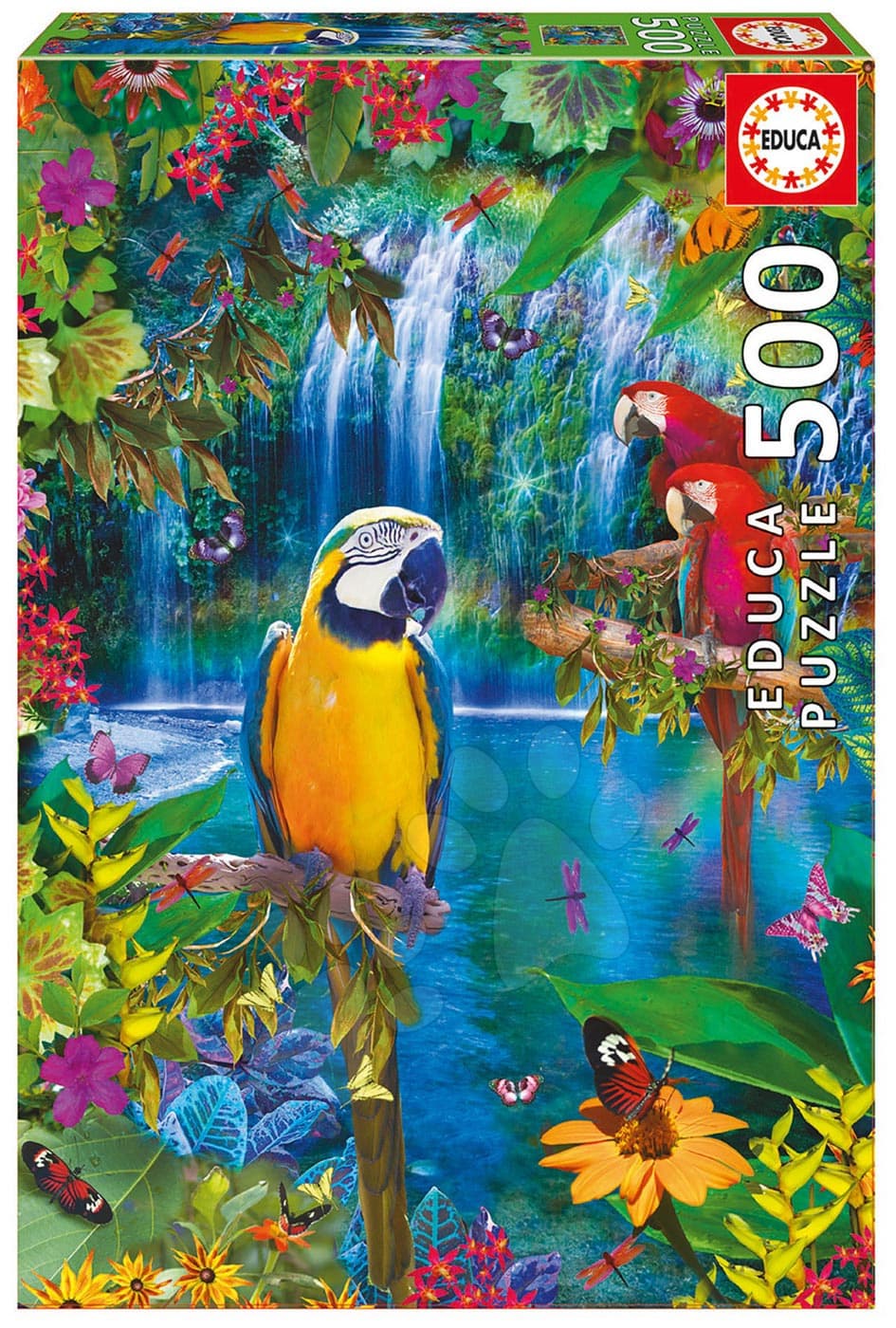 Educa Puzzle Genuine Bird Tropical Land 500 dielov 15512 farebné 1