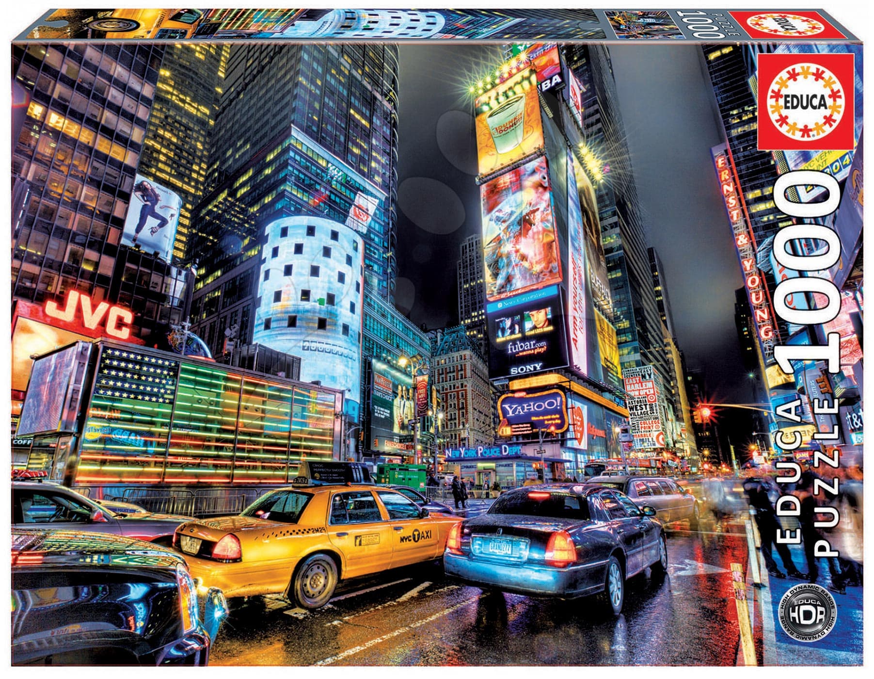 Educa Puzzle Times Square 1000 dielikov 15525 farebné 1