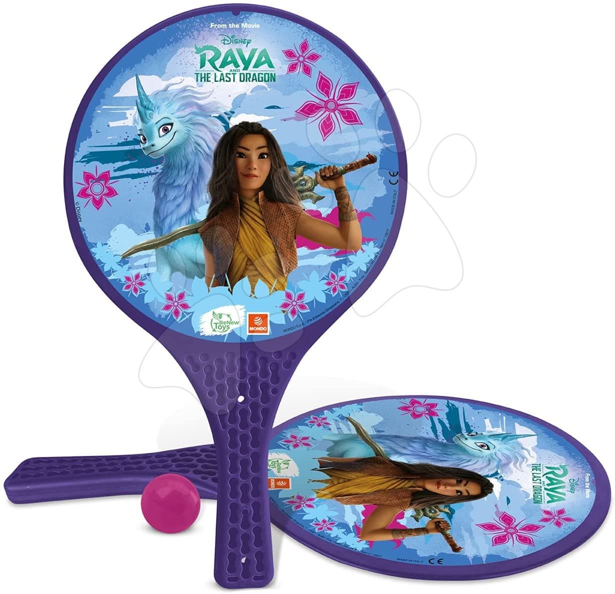 Plážový tenis Raya Mondo 2*22 cm rakety a loptička 1