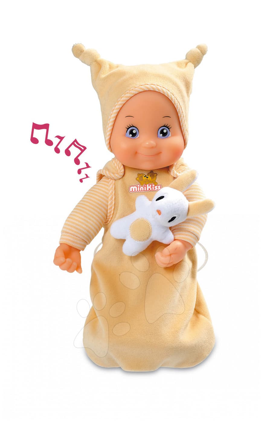 Smoby detská bábika Minikiss so zvukom 160122 žltá 1