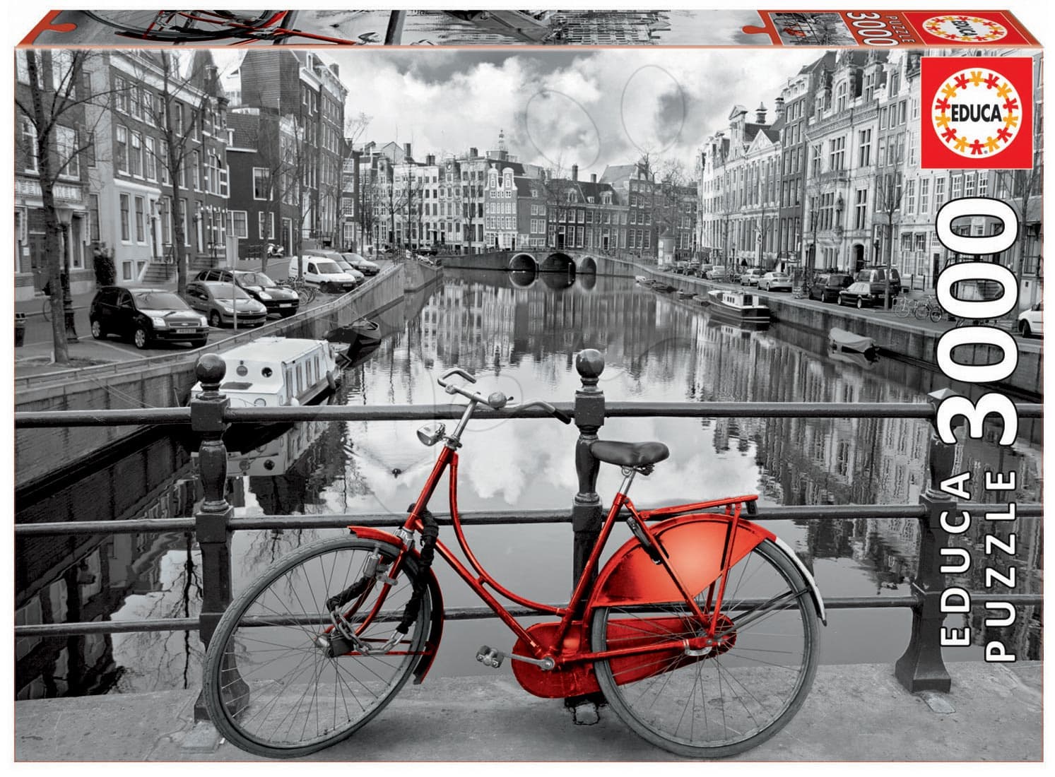 Educa Puzzle Genuine Amsterdam 3 000 dielov 16018 farebné 1
