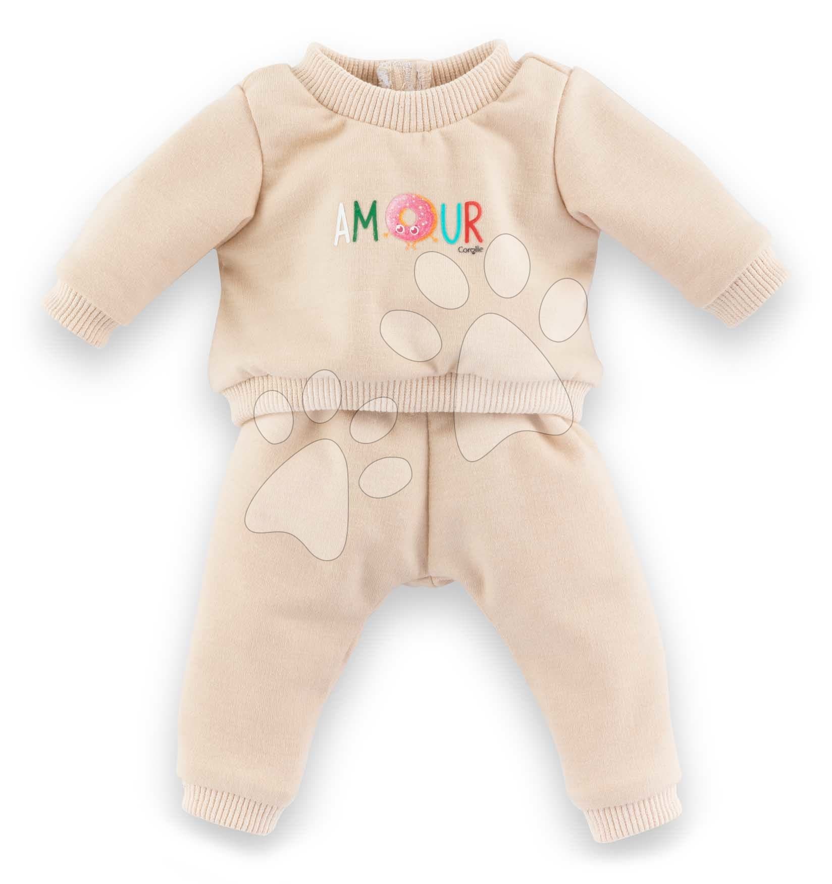 Tepláková súprava pre bábiku Beige Tracksuit Mon Grand Poupon Corolle pre 42 cm bábiku od 24 mes 1