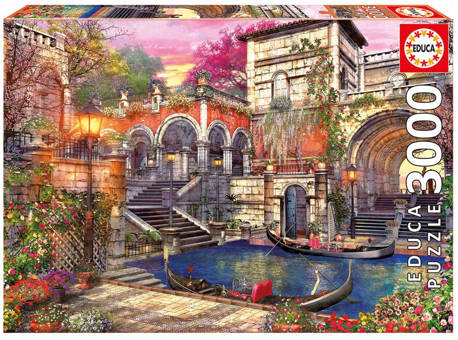 Educa Puzzle Genuine Venice Courtship 3 000 dielov 16320 farebné 1