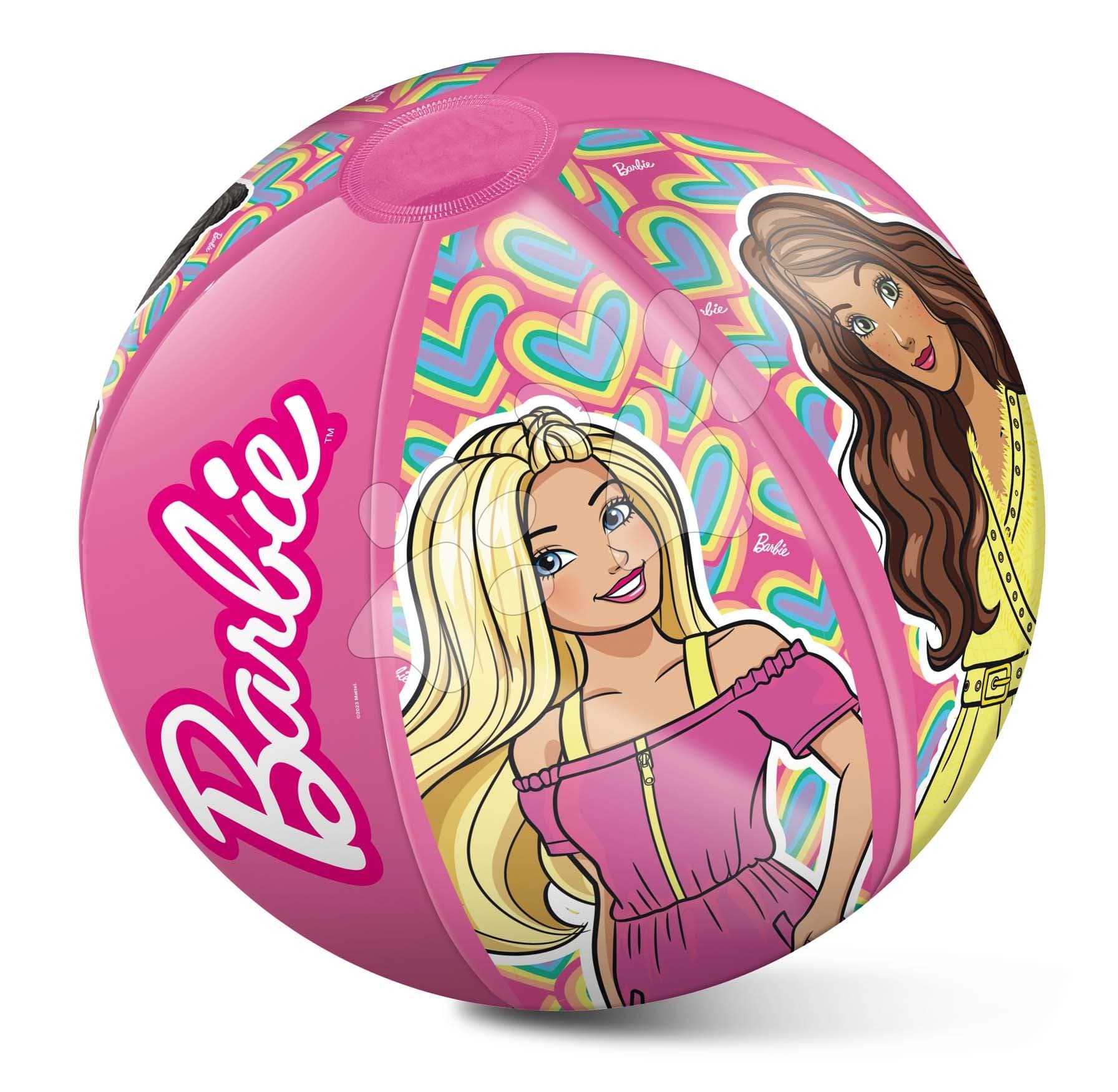 Mondo nafukovacia lopta do vody Barbie 16359 ružová 1
