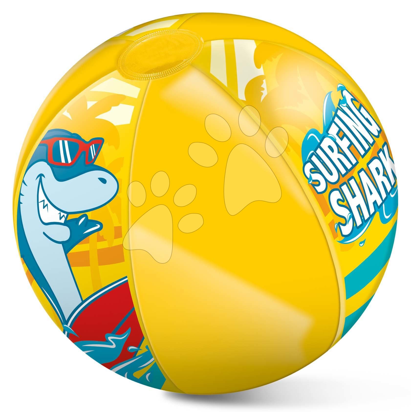 Nafukovacia plážová lopta Surfing Shark Mondo 50 cm od 10 mes 1