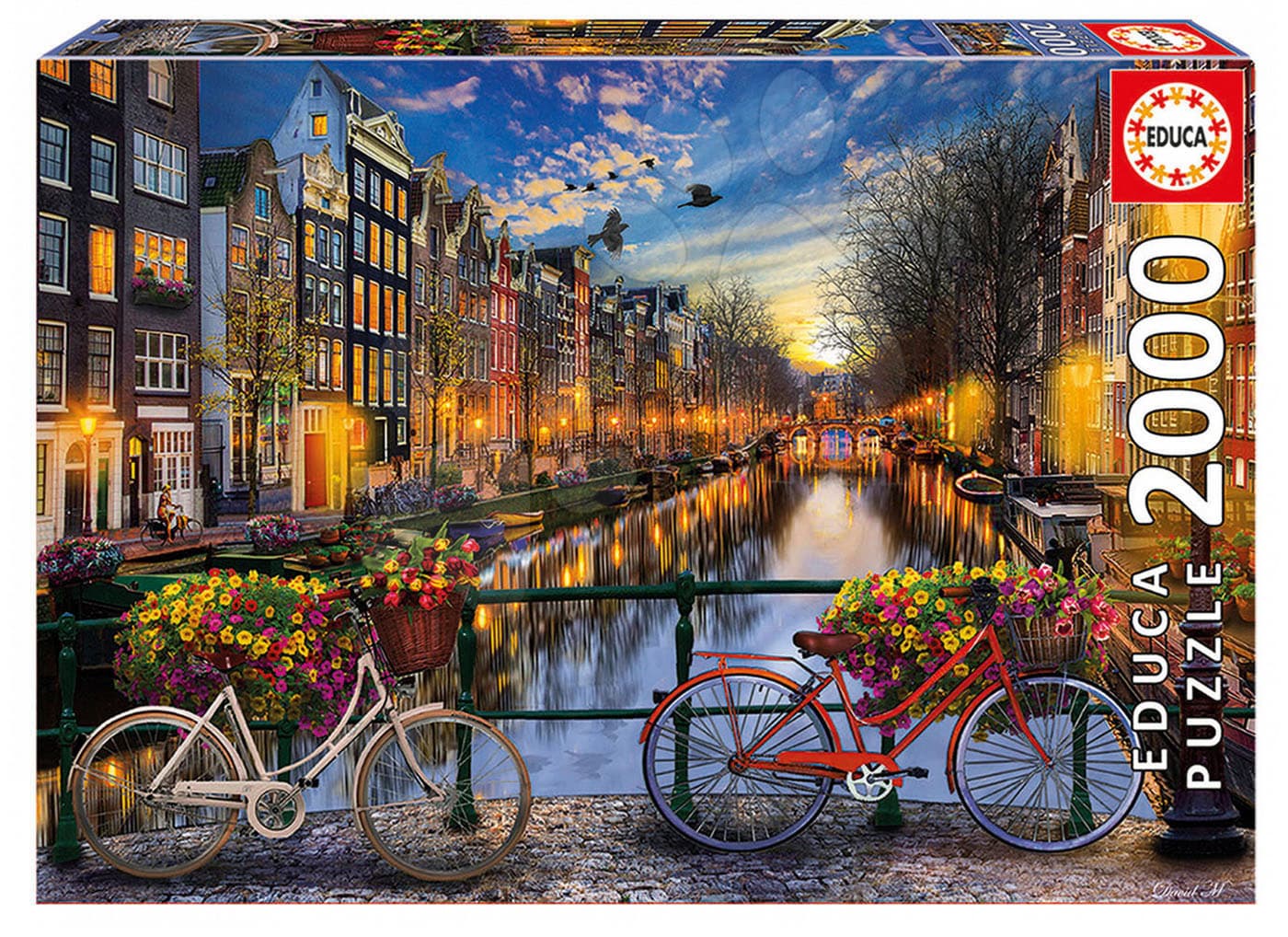 Educa puzzle Genuine Amsterdam 2000 dielov 17127 1