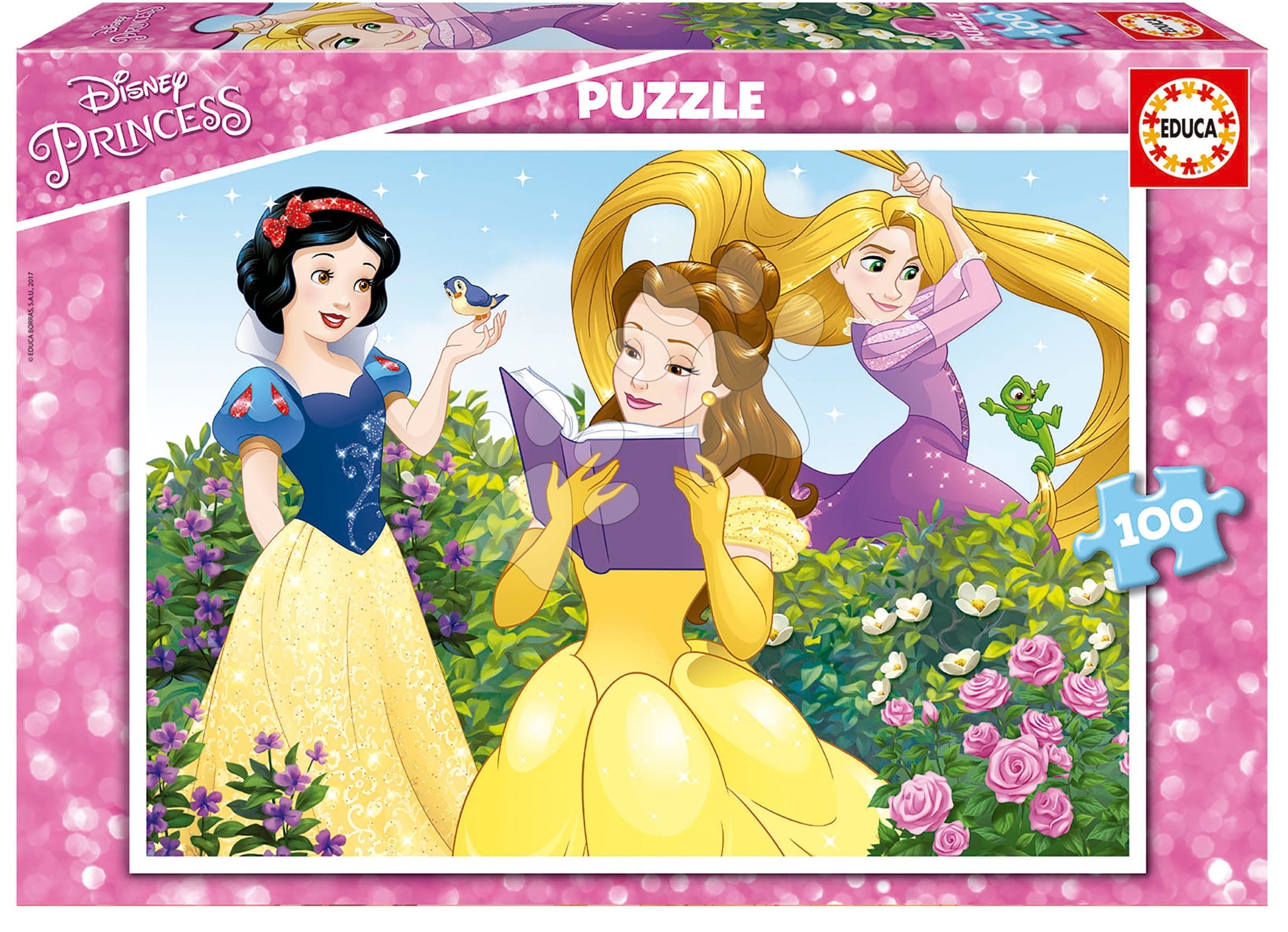 Educa detské puzzle Princezné Disney 100 dielov 17167 1