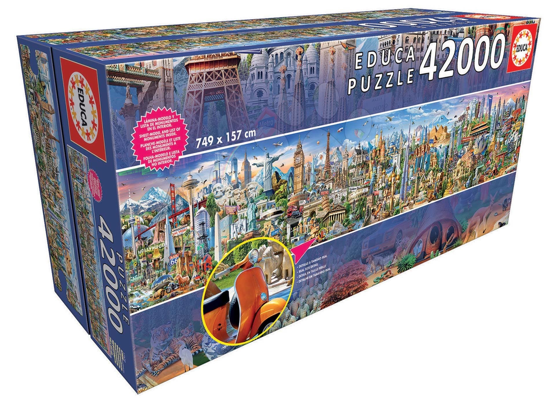 Educa puzzle Around the world 42000 dielov 17570
