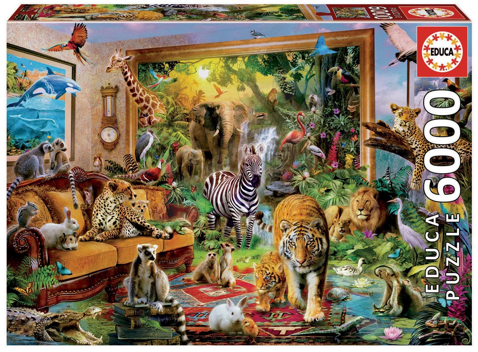 Educa puzzle Entering the bedroom 6000 dielov 17679 1