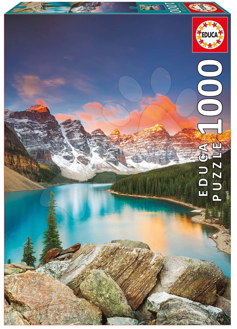 Educa Moraine Lake, Banff national park Canada 1000 dielov a fix lepidlo 17739 1