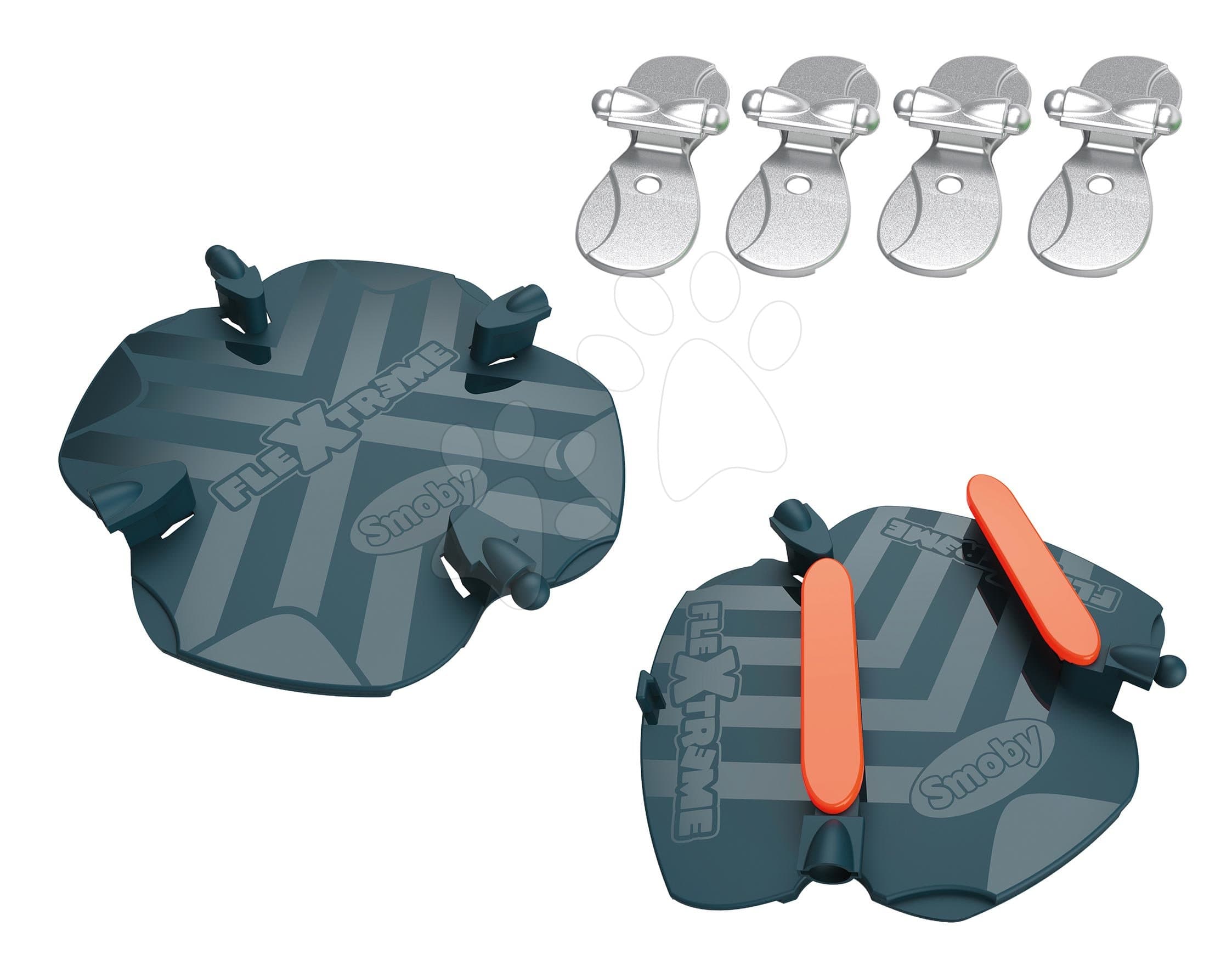 Náhradný diel výhybka k flexibilnej autodráhe FleXtreme Discovery Multi-Circuits Set Smoby 6 dielov k vytvoreniu križovatiek od 4 rokov 1