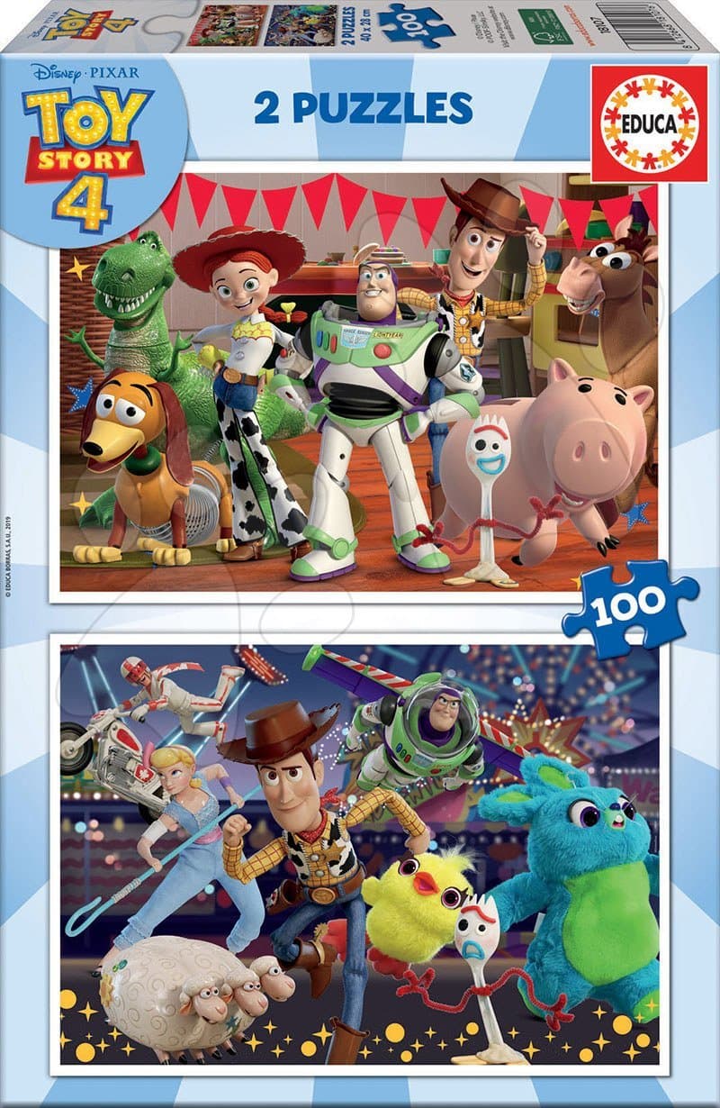 Puzzle Toy Story 4 Educa 2x100 dielov od 6 rokov 1