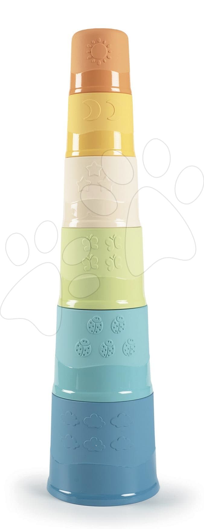 Veža z cukrovej trstiny rastliny Bio Sugar Cane Magic Tower Green Smoby 40 cm 6 šálok 100% recyklovateľné od 12 mes 1