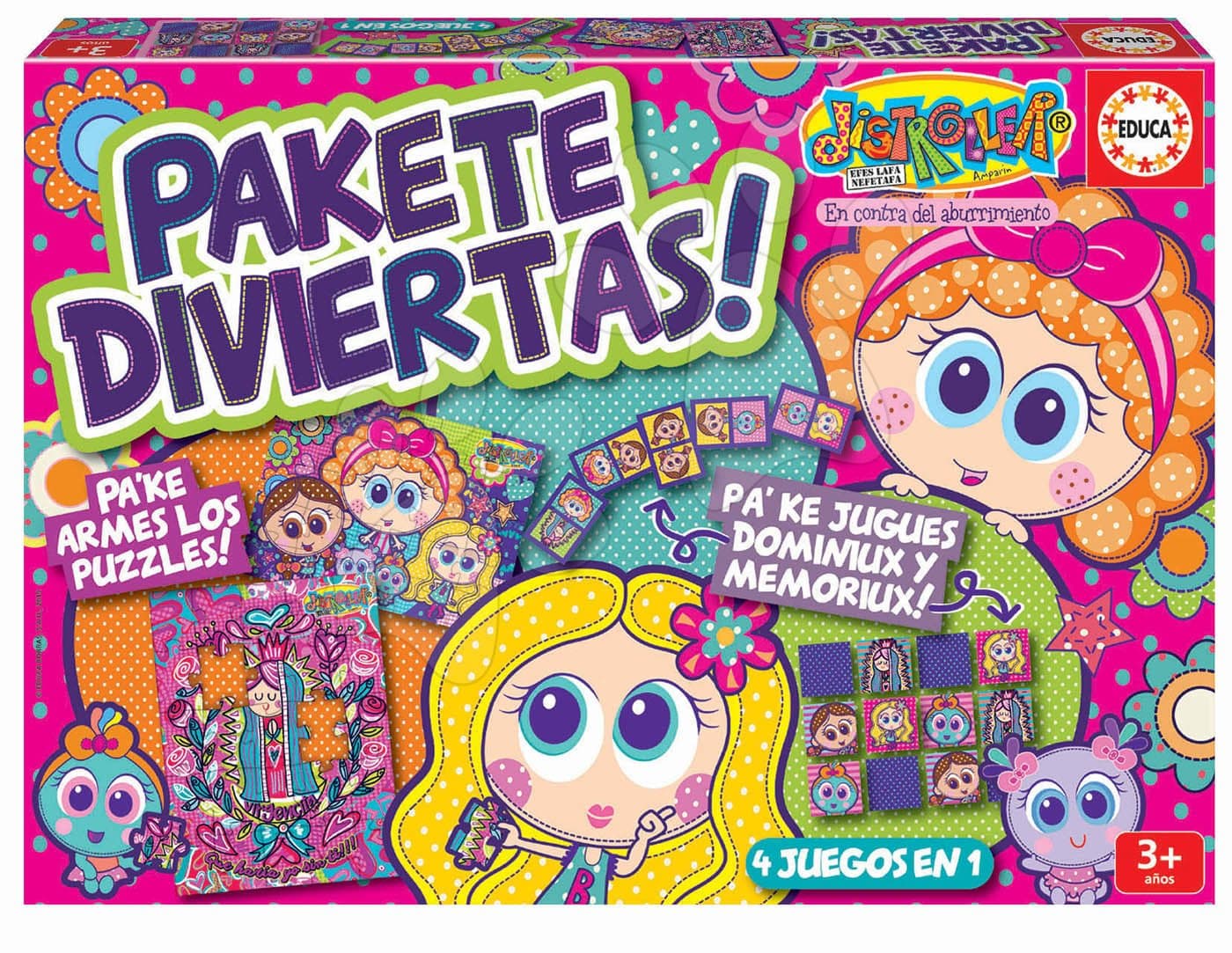Puzzle, domino a pexeso Distroller Disney Superpack Educa 1