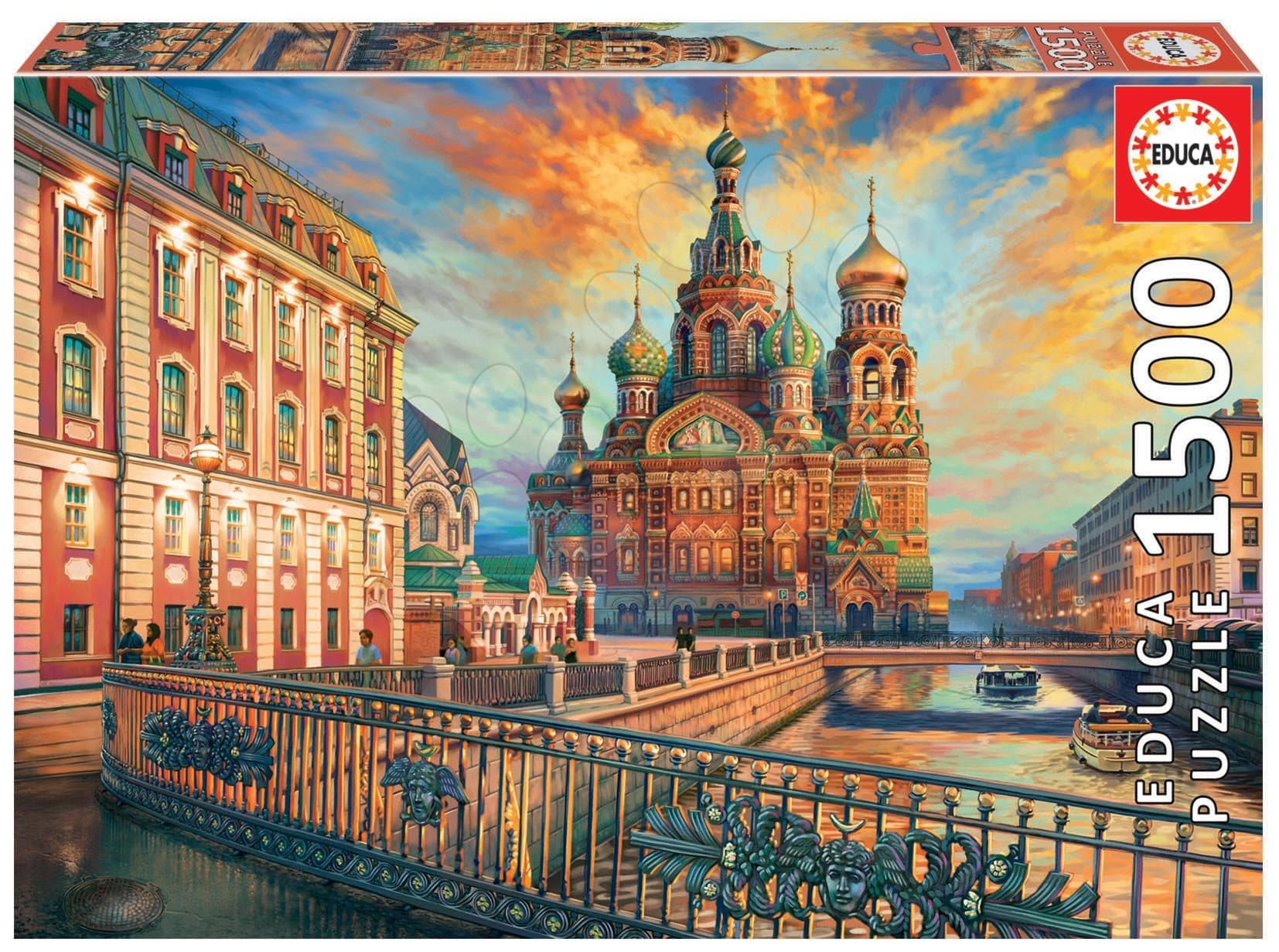 Puzzle Saint Petersburg Educa 1500 dielov a Fix lepidlo od 11 rokov 1