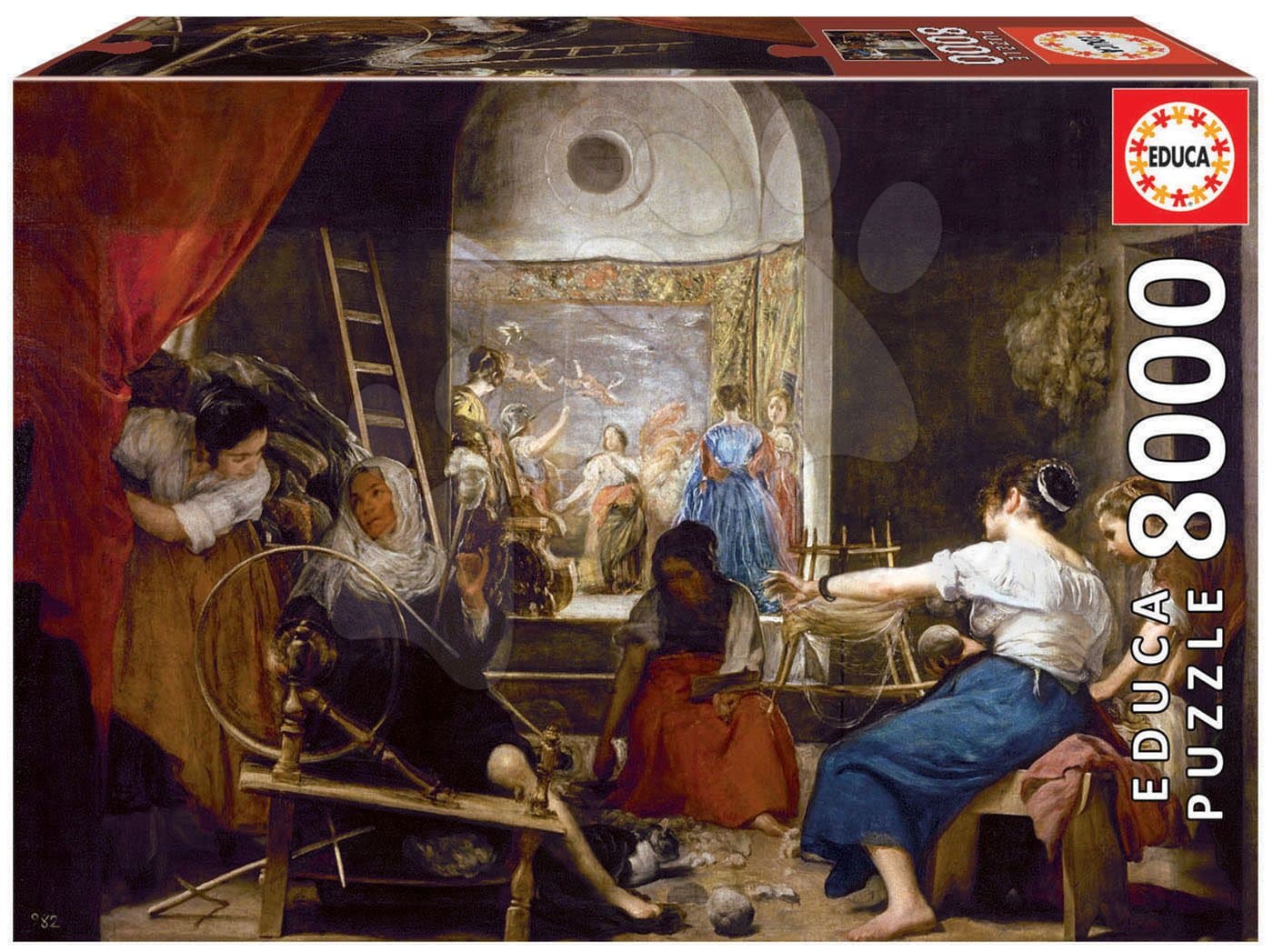 Puzzle Las Hilanderas Velazquez Educa 8000 dielov od 11 rokov 1