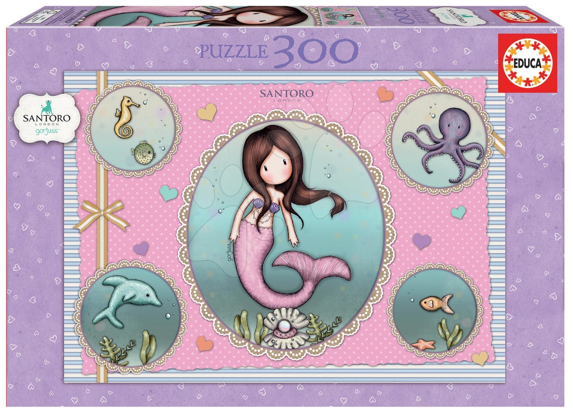 Puzzle Santoro Gorjuss Nice to see you Educa 300 dielov od 11 rokov 1