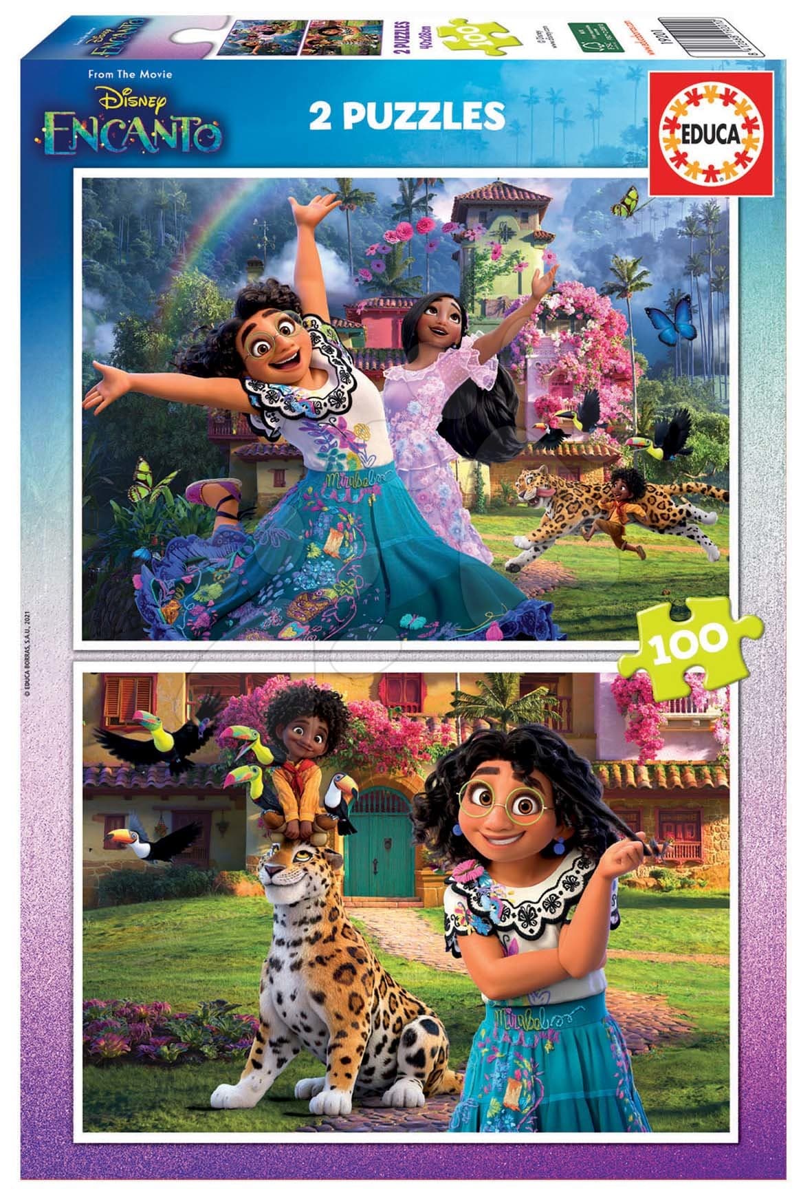 Puzzle Encanto Disney Educa 2x100 dielov od 6 rokov 1