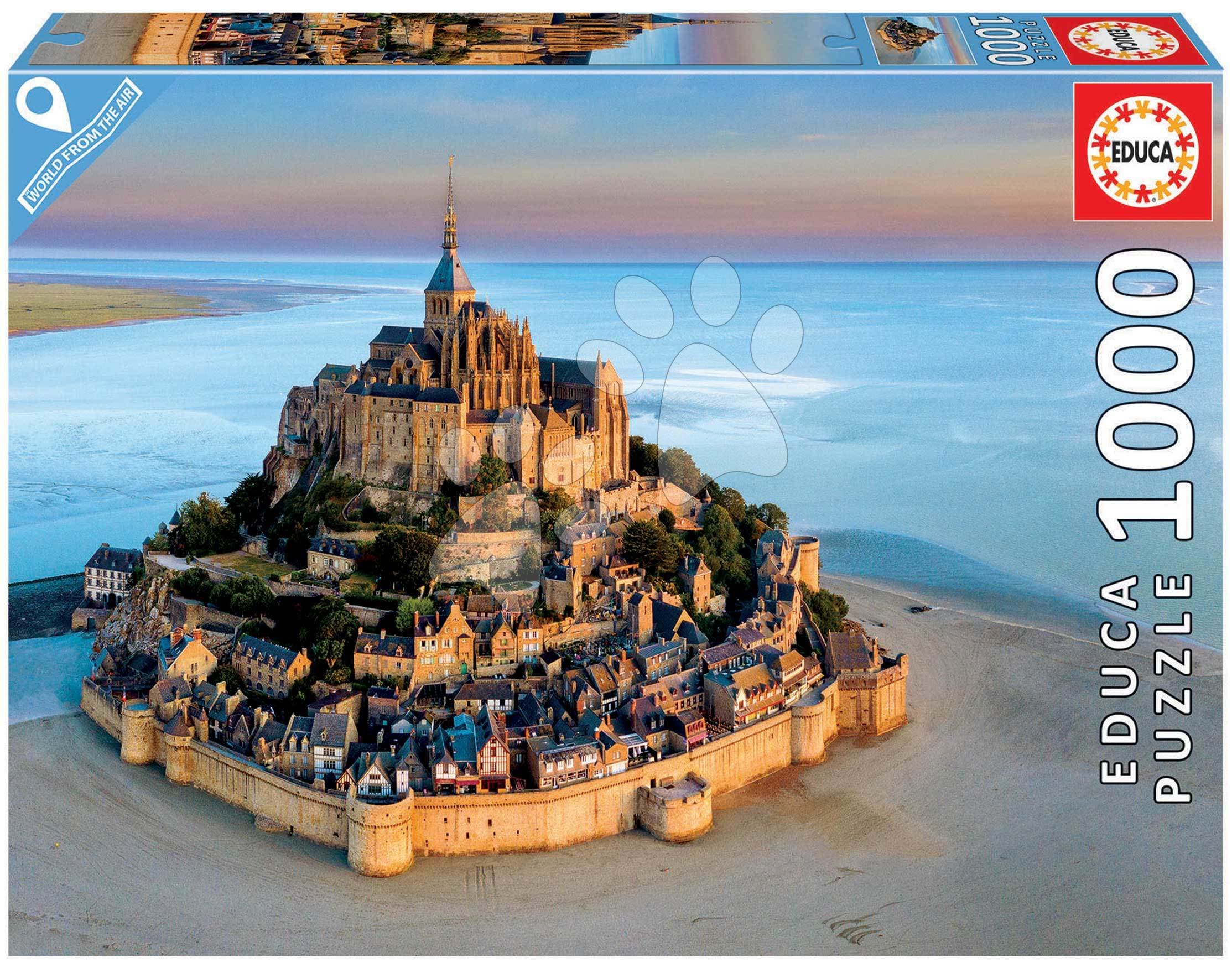 Puzzle Mont-Saint Michel Educa 1000 dielov a Fix lepidlo 1