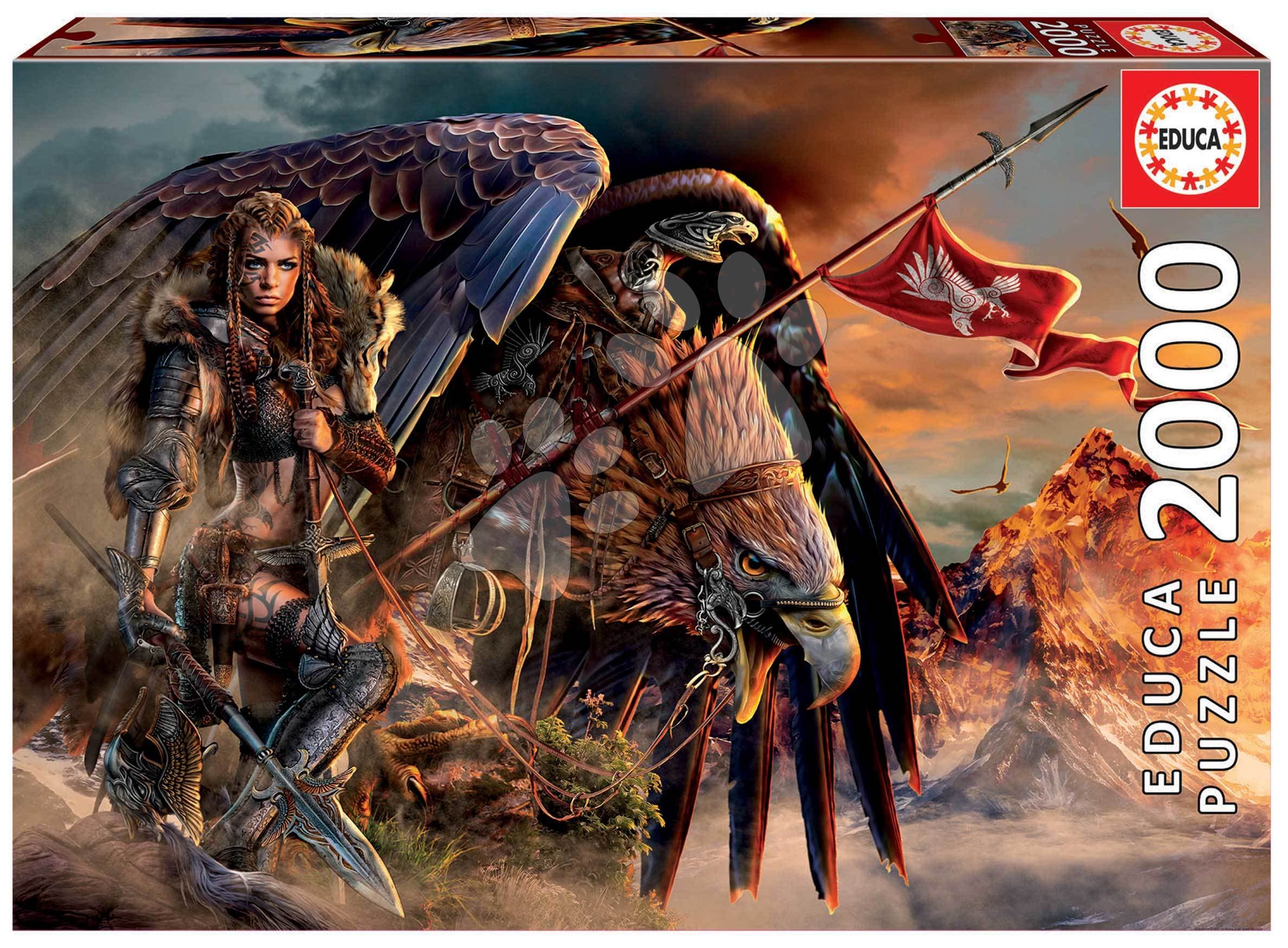 Puzzle Eagle Rider Educa 2000 dielov a Fix lepidlo 1