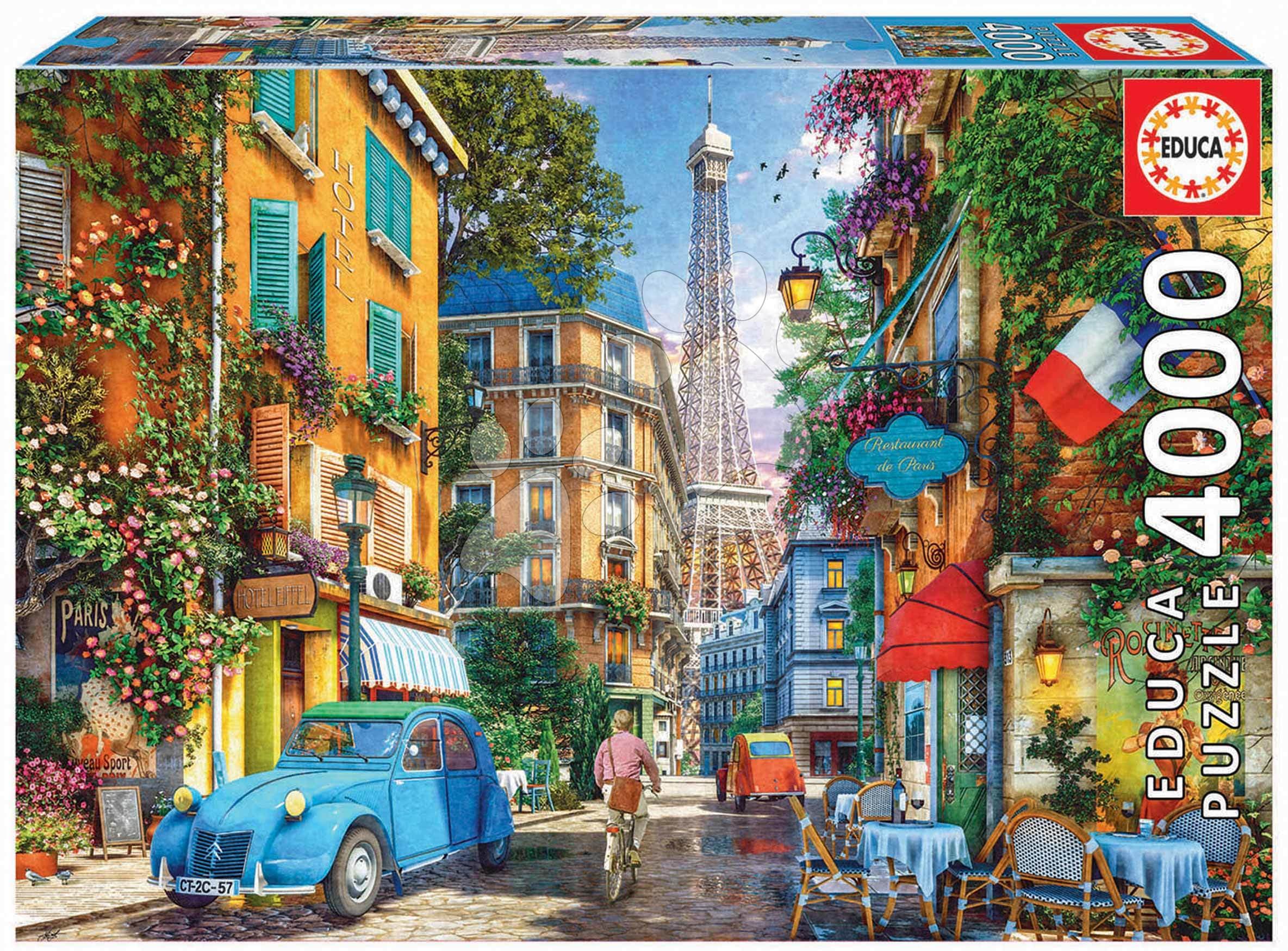 Puzzle Streets of Paris Educa 4000 dielov 1