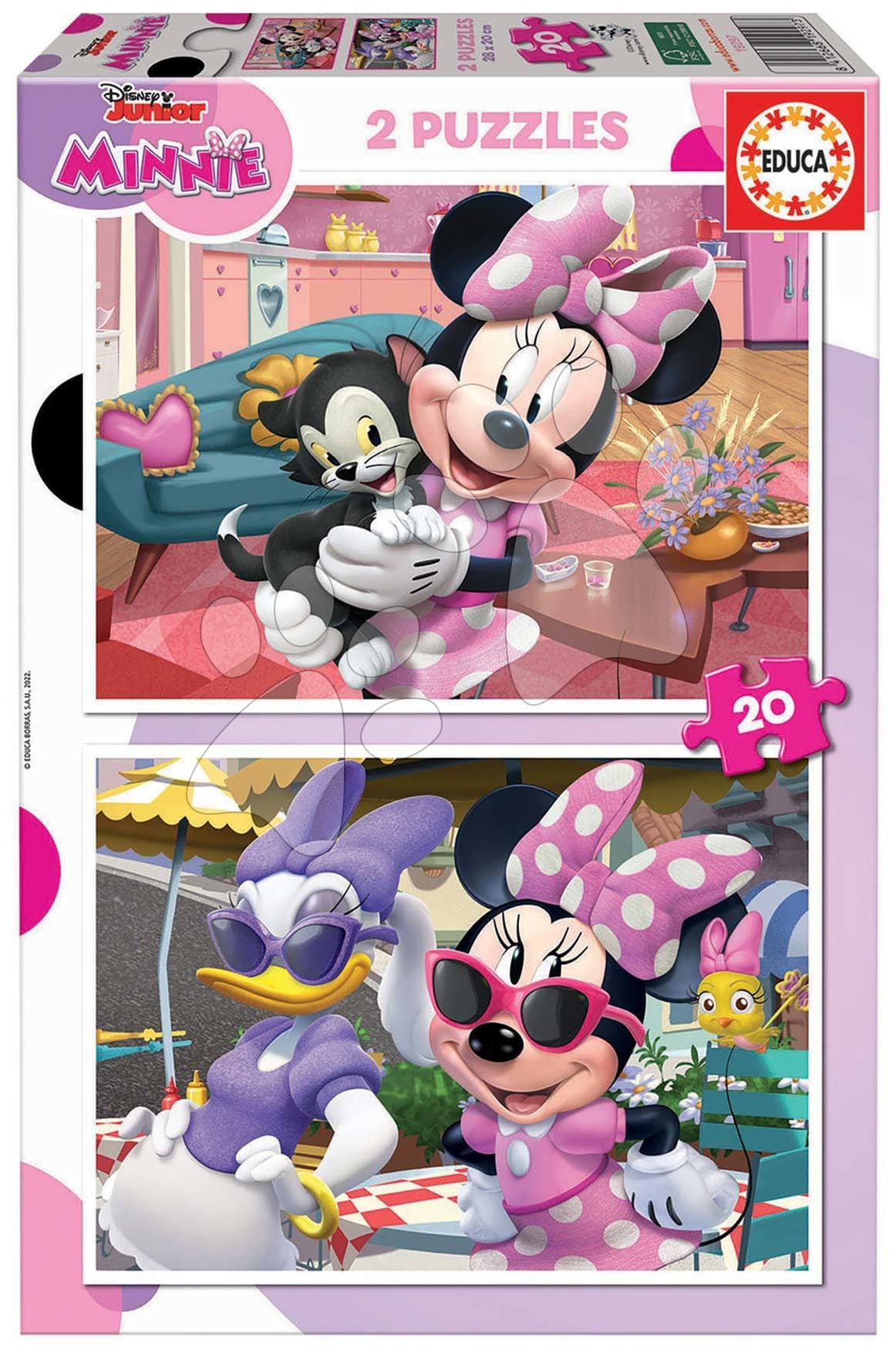 Puzzle Minnie Disney Educa 2x20 dielov 1