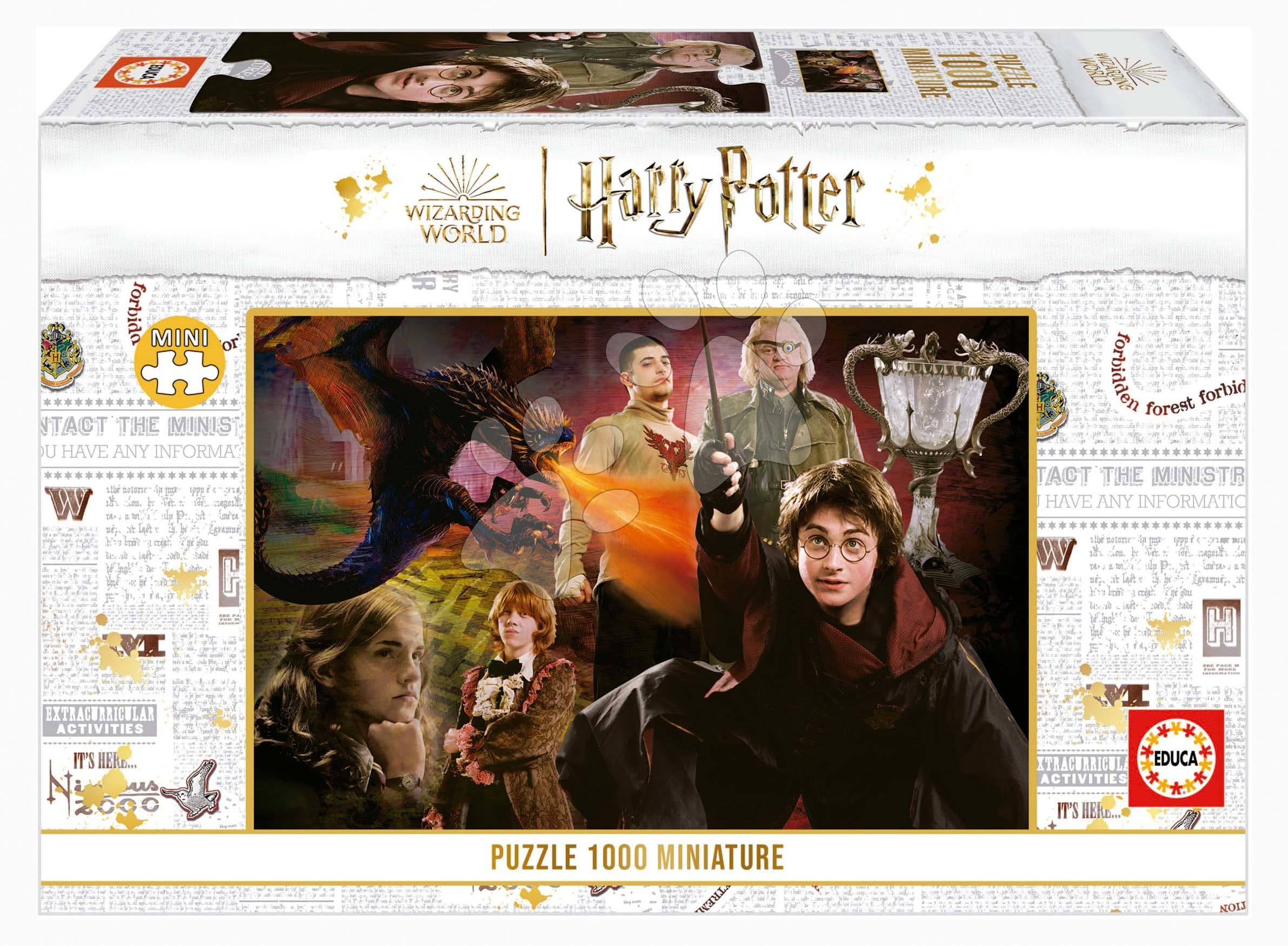 Puzzle Miniature series Harry Potter 2 Educa 1000 dielov a Fix lepidlo